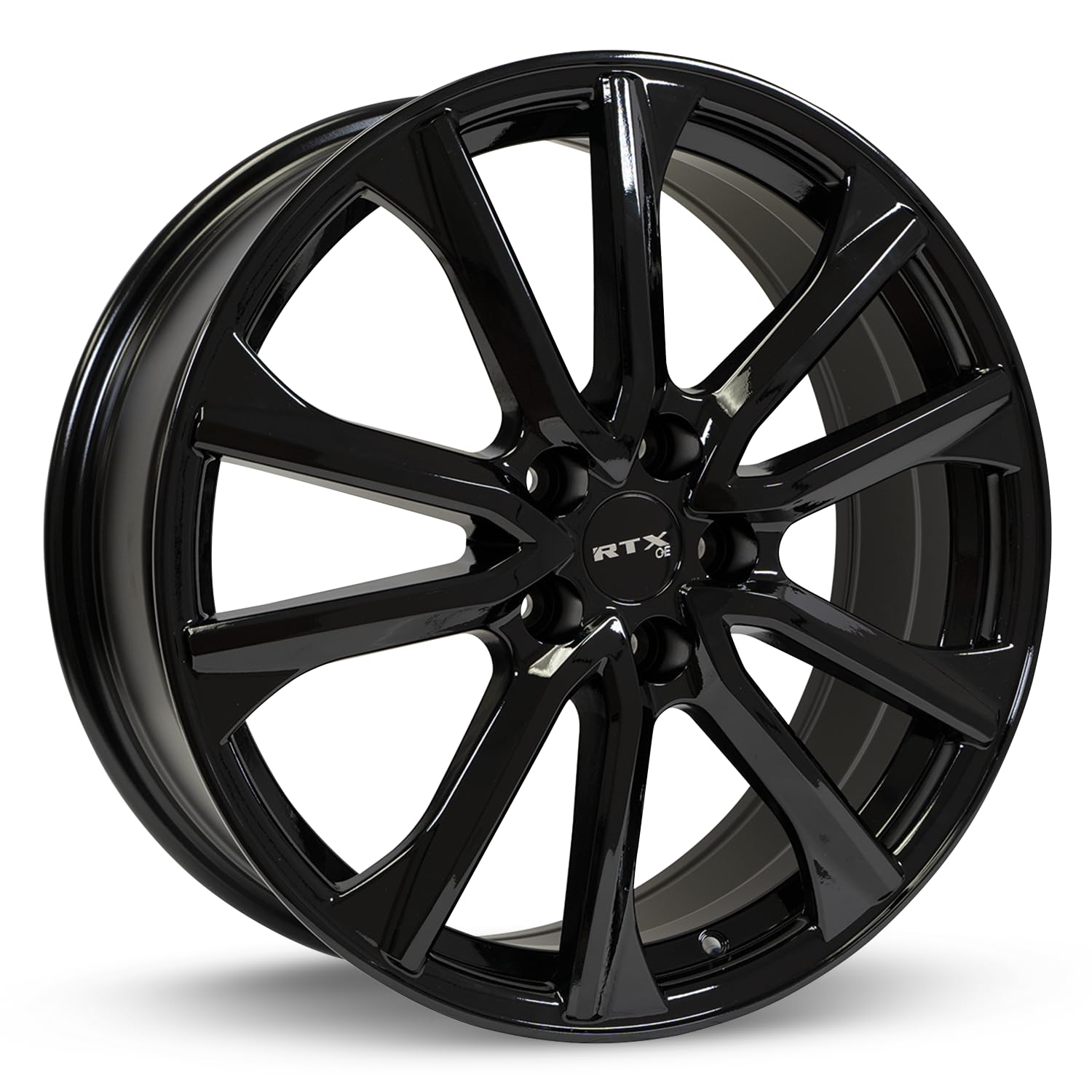 Custom RTX ARAI Wheel - 16x6.5, 40 Offset, 5x114.3 Bolt Pattern, 67.1mm Hub - Gloss Black Rim