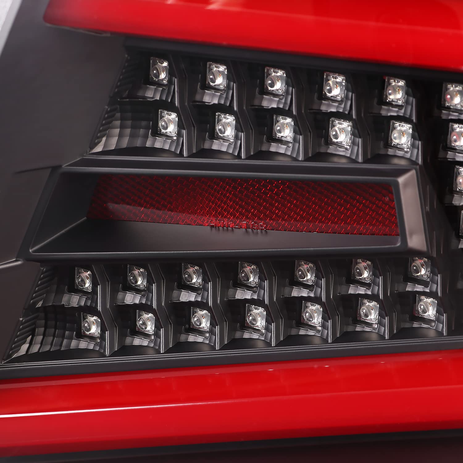 Black Sequential Tail Lights w/Red LED Bar SPEC-D TUNING Compatible with 2008-2011 Subaru Impreza/Impreza WRX, Left + Right Pair Assembly