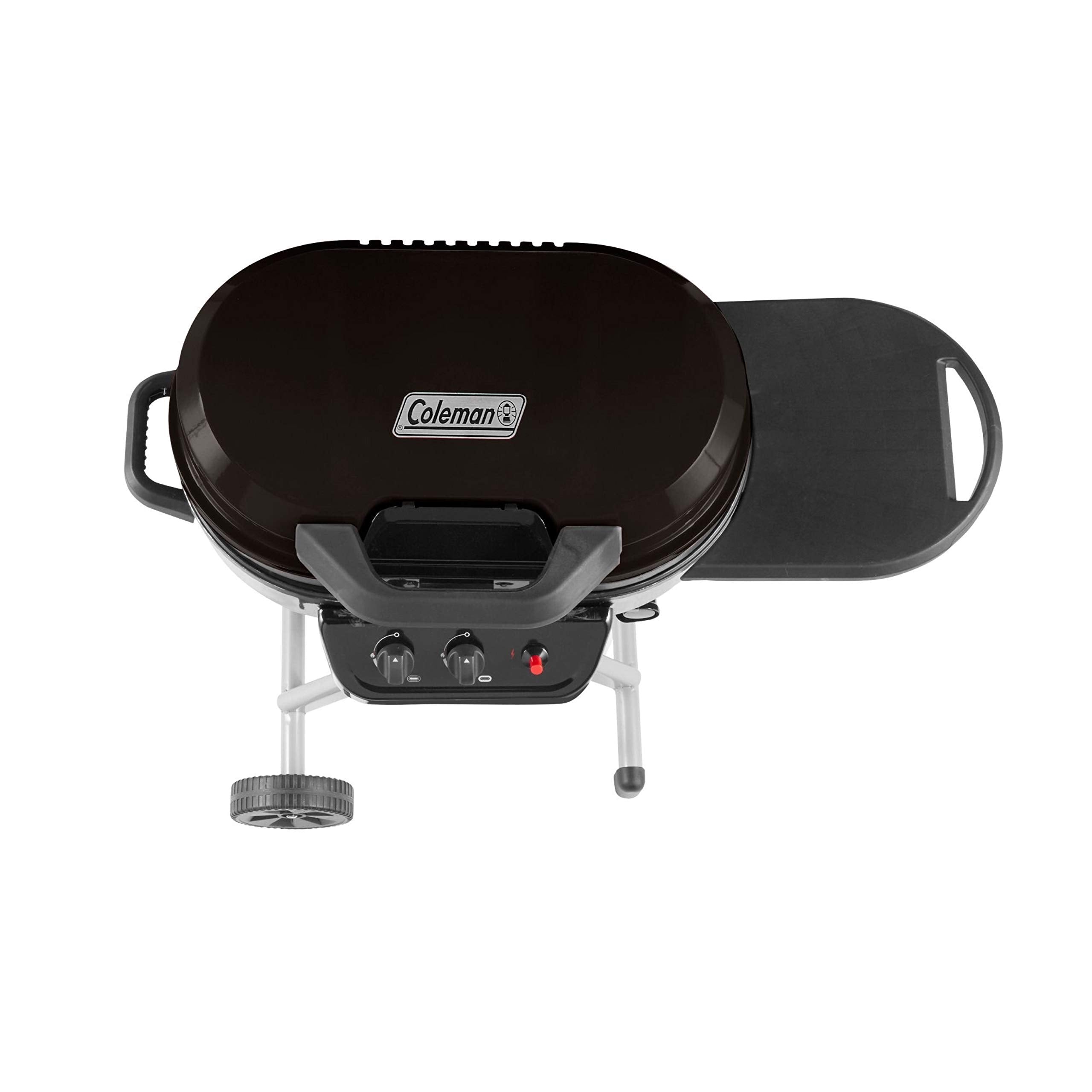 Coleman Portable RoadTrip 225 Propane Grill, 2-Burner Gas Grill with Matchless Ignition & Adjustable Temperature Control, 11,000 BTUs of Power for Grilling, Tailgating, Camping, BBQ, & More