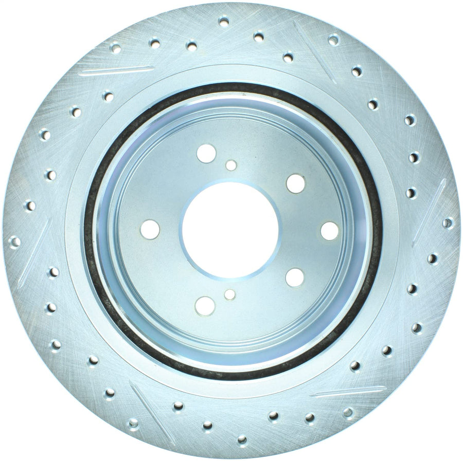 Right Stoptech 227.42047R Select Sport Drilled & Slotted Rotor