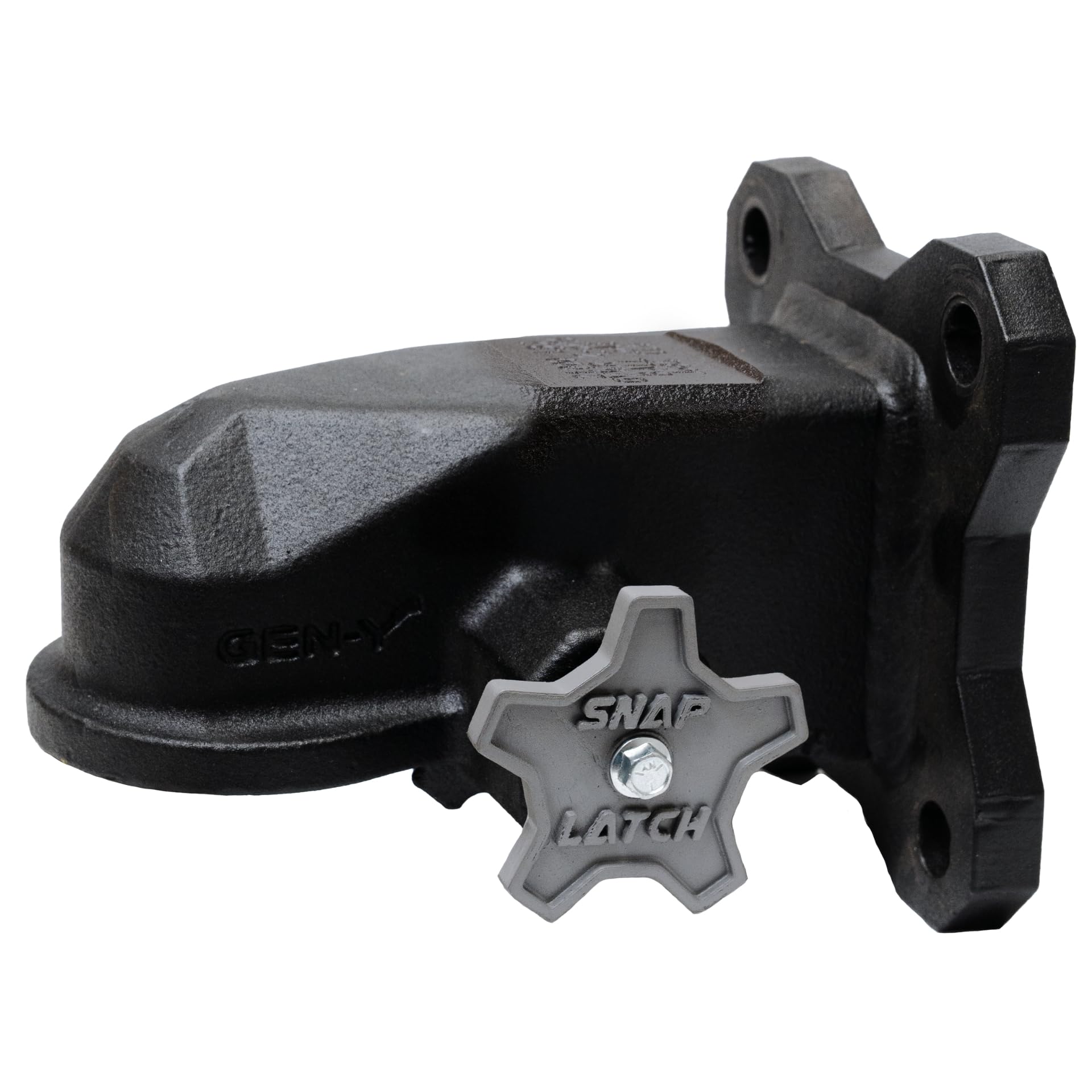 GEN-Y Hitch Trailer Coupler Flat Plate Mount with SnapLatch for 2 5/16" Ball, 32,000 lbs Towing Capacity, 3,200 lbs Tongue Weight, Made in USA, Black