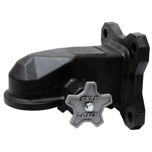 GEN-Y Hitch Trailer Coupler Flat Plate Mount with SnapLatch for 2 5/16" Ball, 32,000 lbs Towing Capacity, 3,200 lbs Tongue Weight, Made in USA, Black