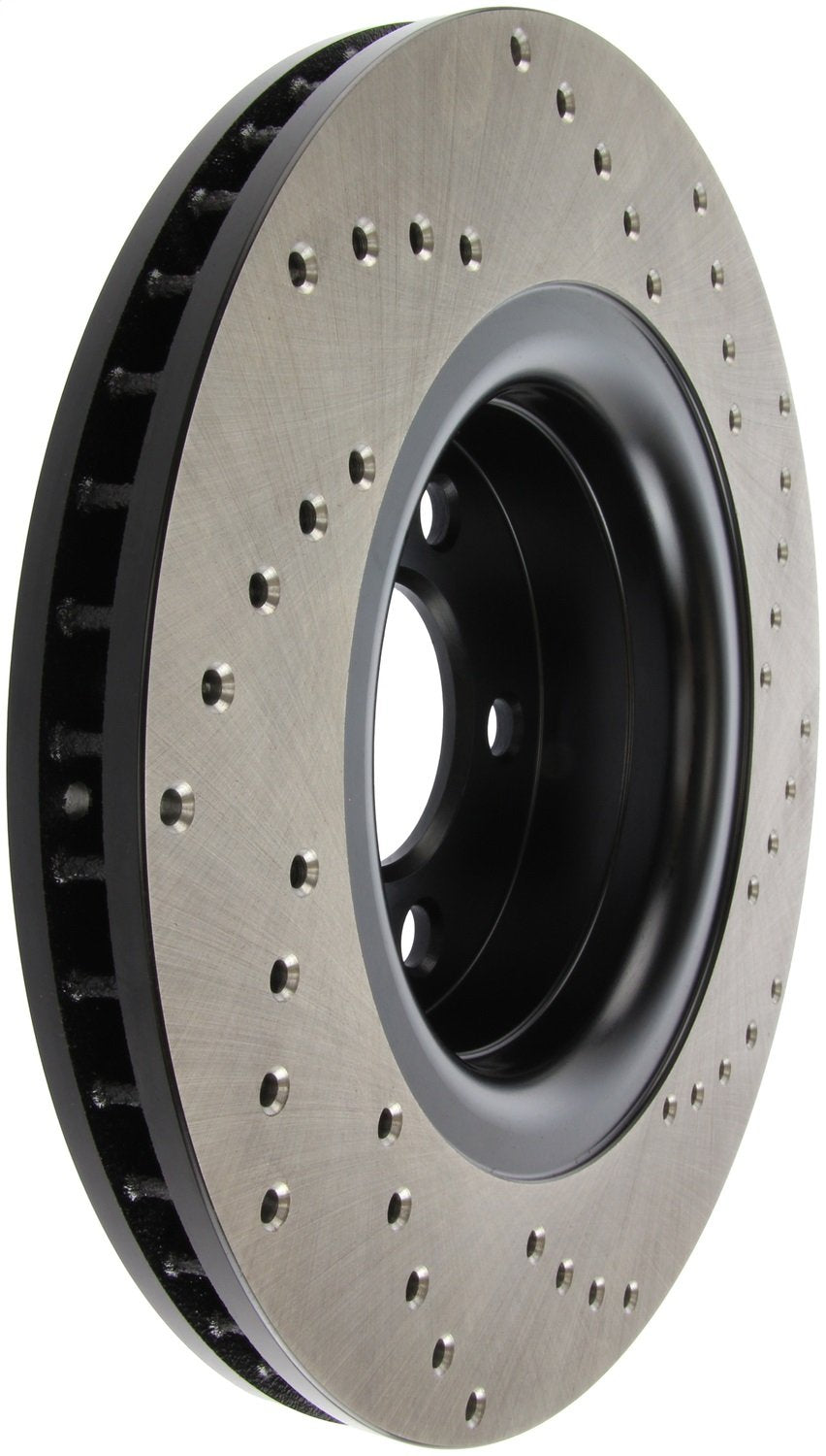StopTech Sport 128.61112R Cross Drilled Brake Rotor (Front Right), 1 Pack