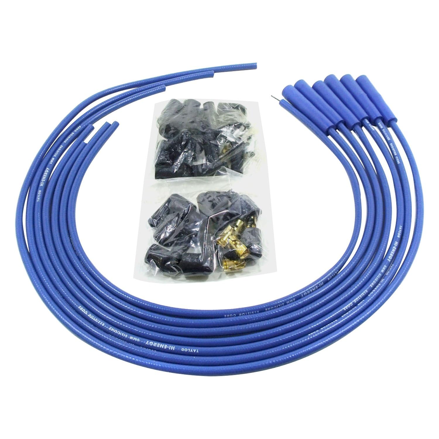 High Energy Taylor Cable 60645 univ 6cyl 180 blue
