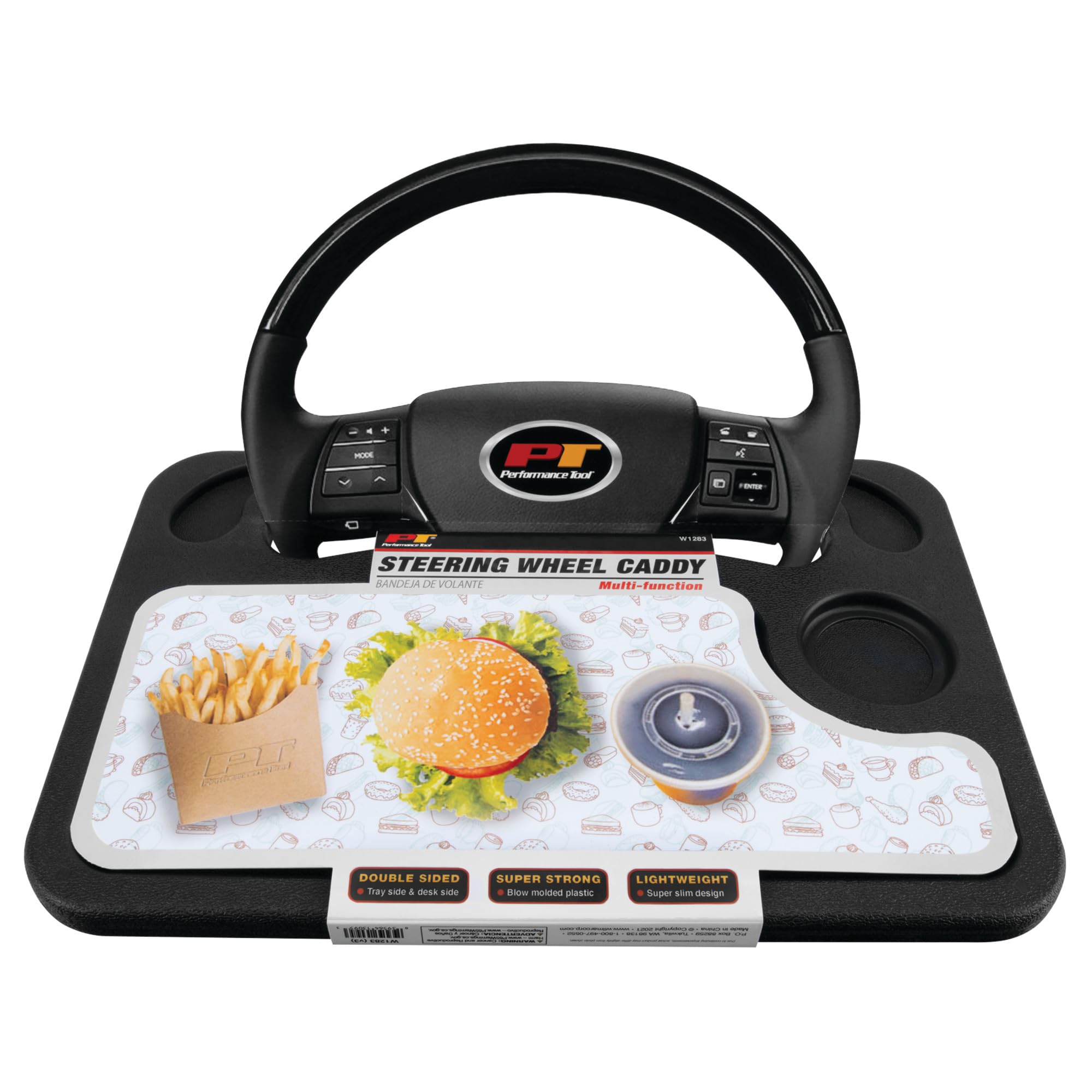 Steering Wheel Caddy Performance Tool W1283 Desk Top Organizer for Convenient Work and Play on the Go