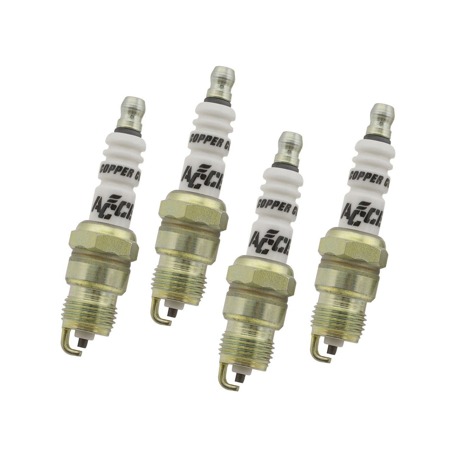 Shorty ACCEL 0574S-4 Copper Core Spark Plug, (Pack of 4)