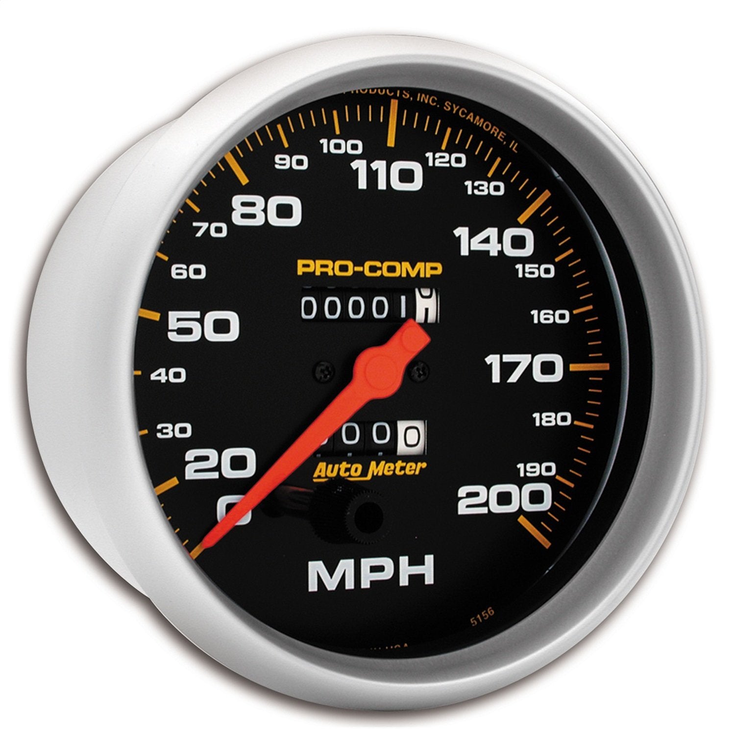 Auto Meter Pro-Comp 5156 Mechanical in-Dash Speedometer