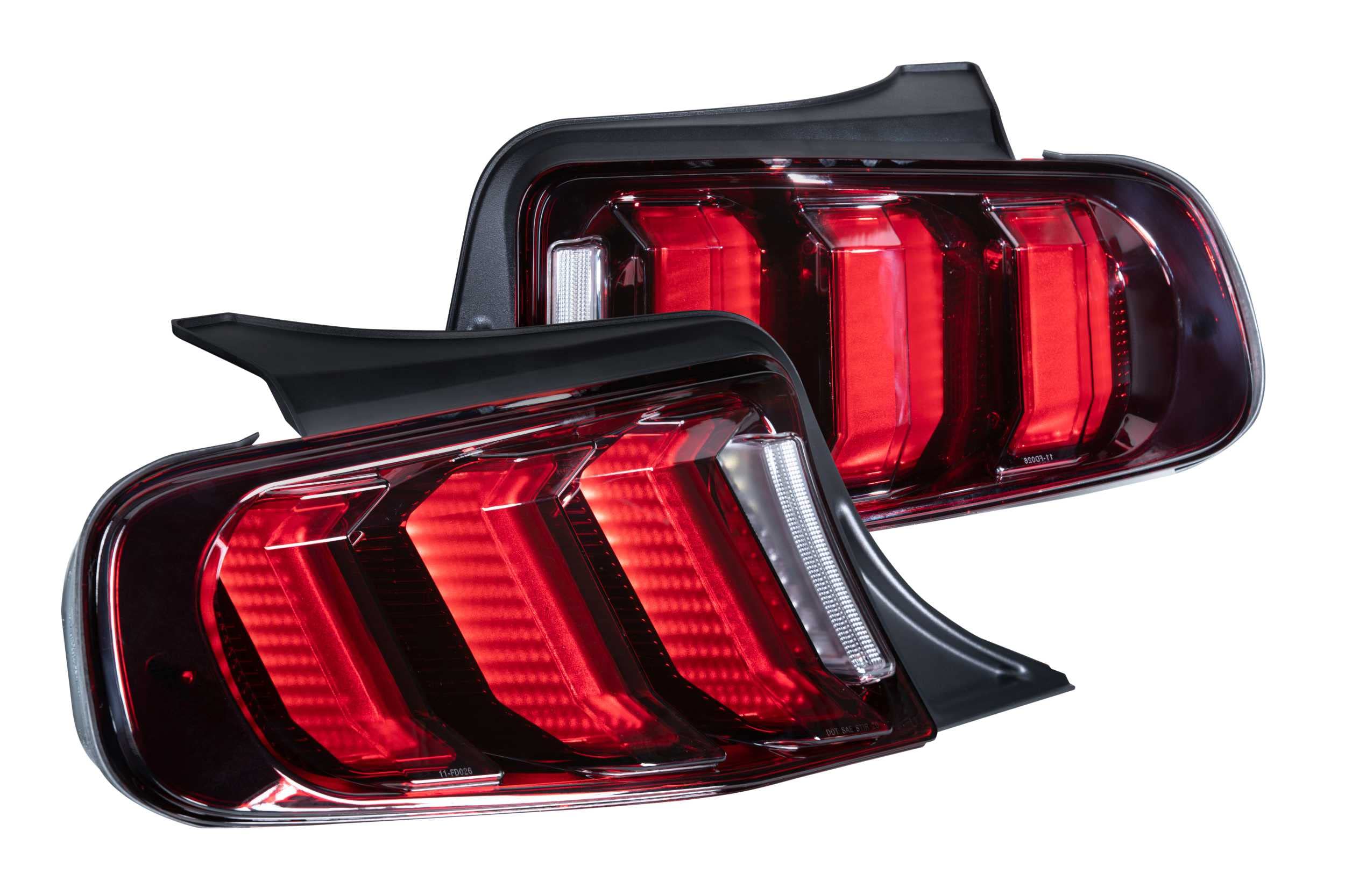 Morimoto Taillights XB LED Fits Ford Mustang 13-14, Plug and Play Smoked Assemblies (LF422.2)