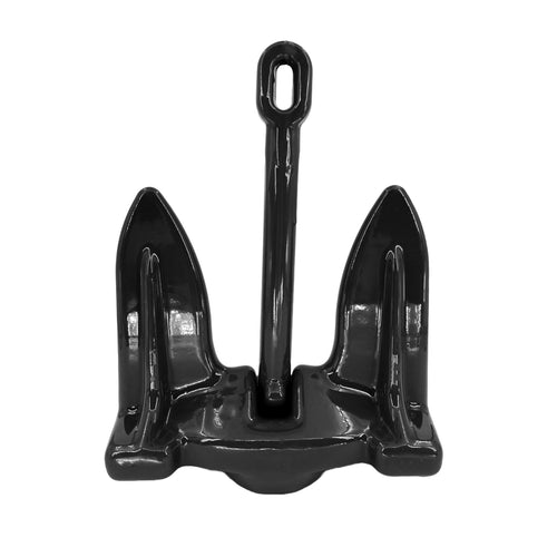 Navy Greenfield Anchor 28-LB Coated Black