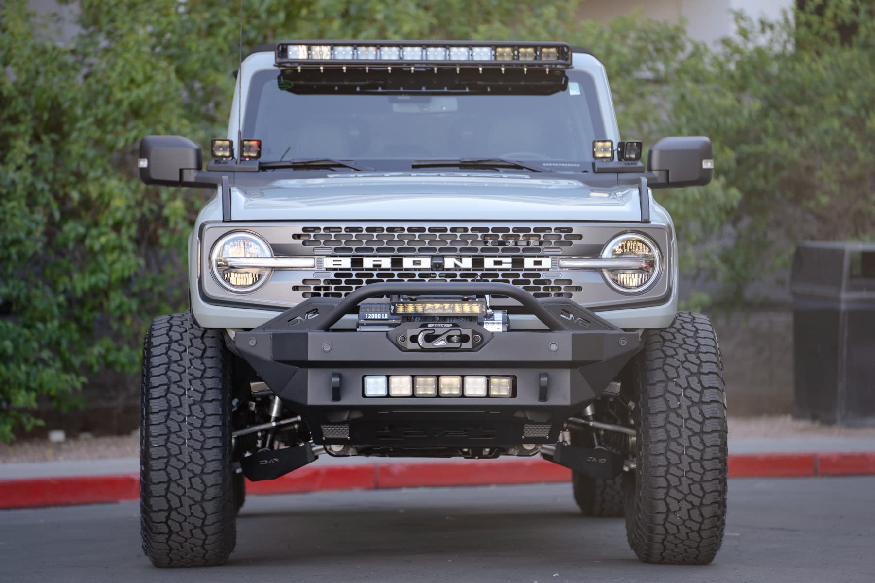 Front Lower Control Arm Skid Plates DV8 Offroad for 2021-2025 Ford Bronco | Sold as Pair | Steel Construction | Suspension Protection | No Drill Installation