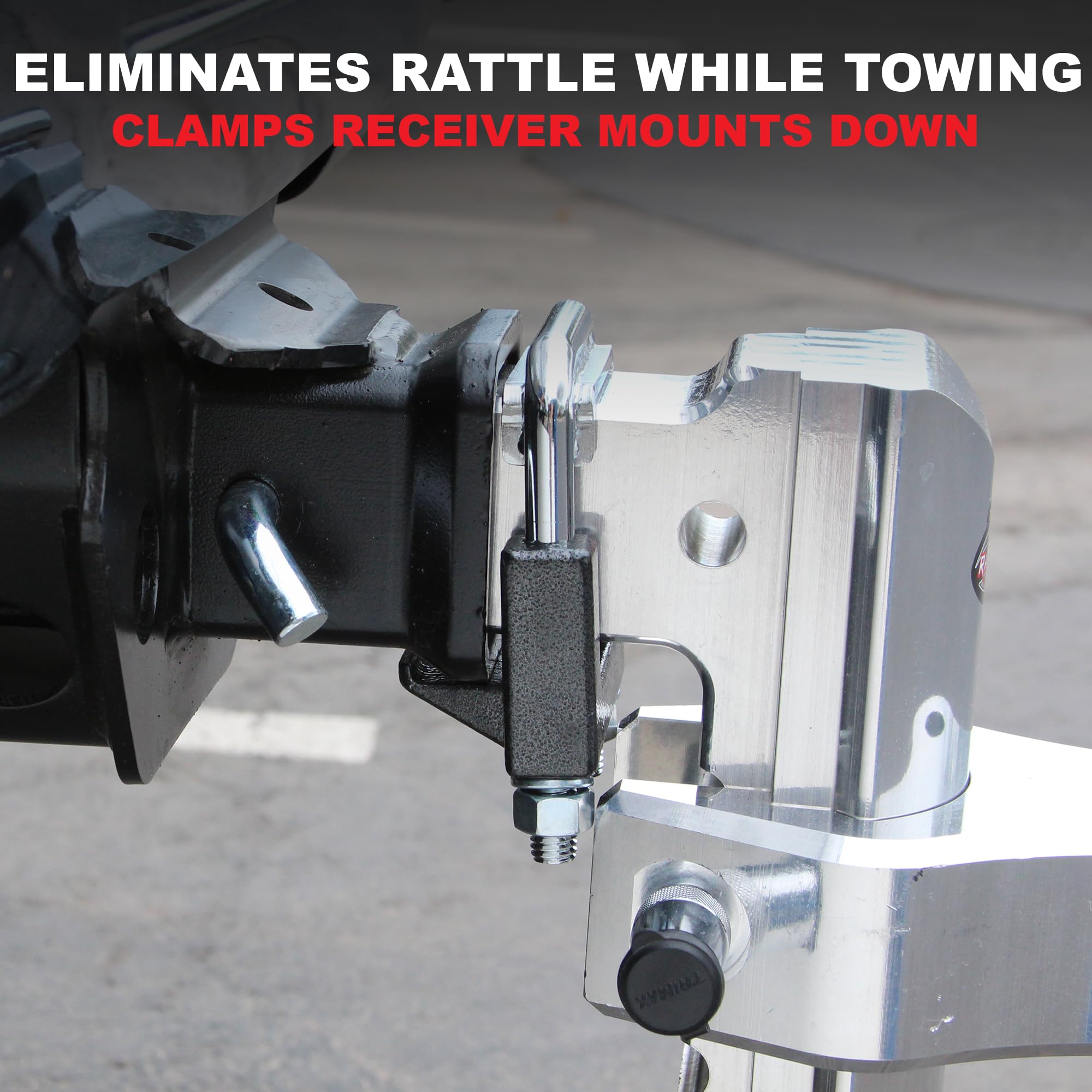 Trimax Universal THC250 Anti-Rattle Clamp for 2.5" Hollow & Solid Core Hitch