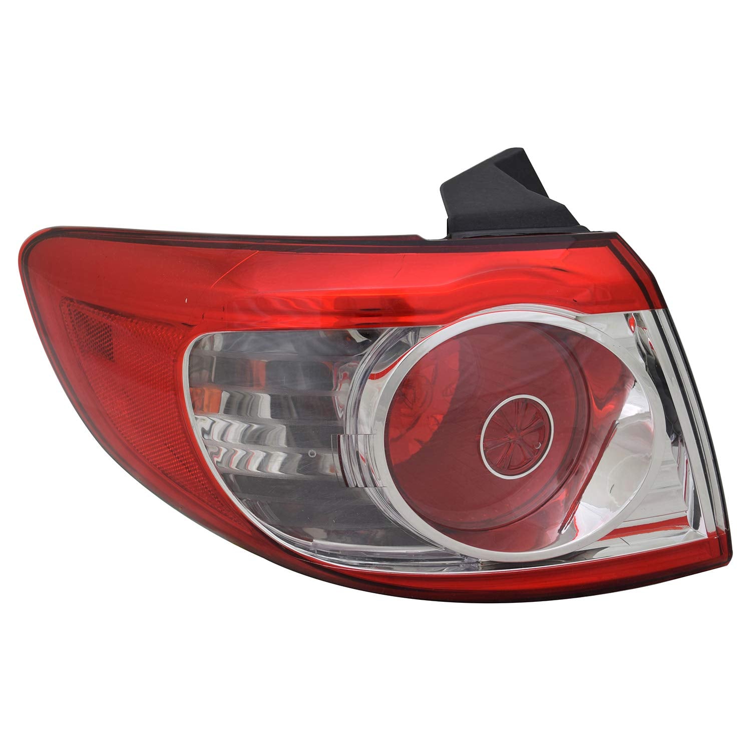 Left TYC Tail Light Assembly Compatible with 2010-2012 Hyundai Santa Fe