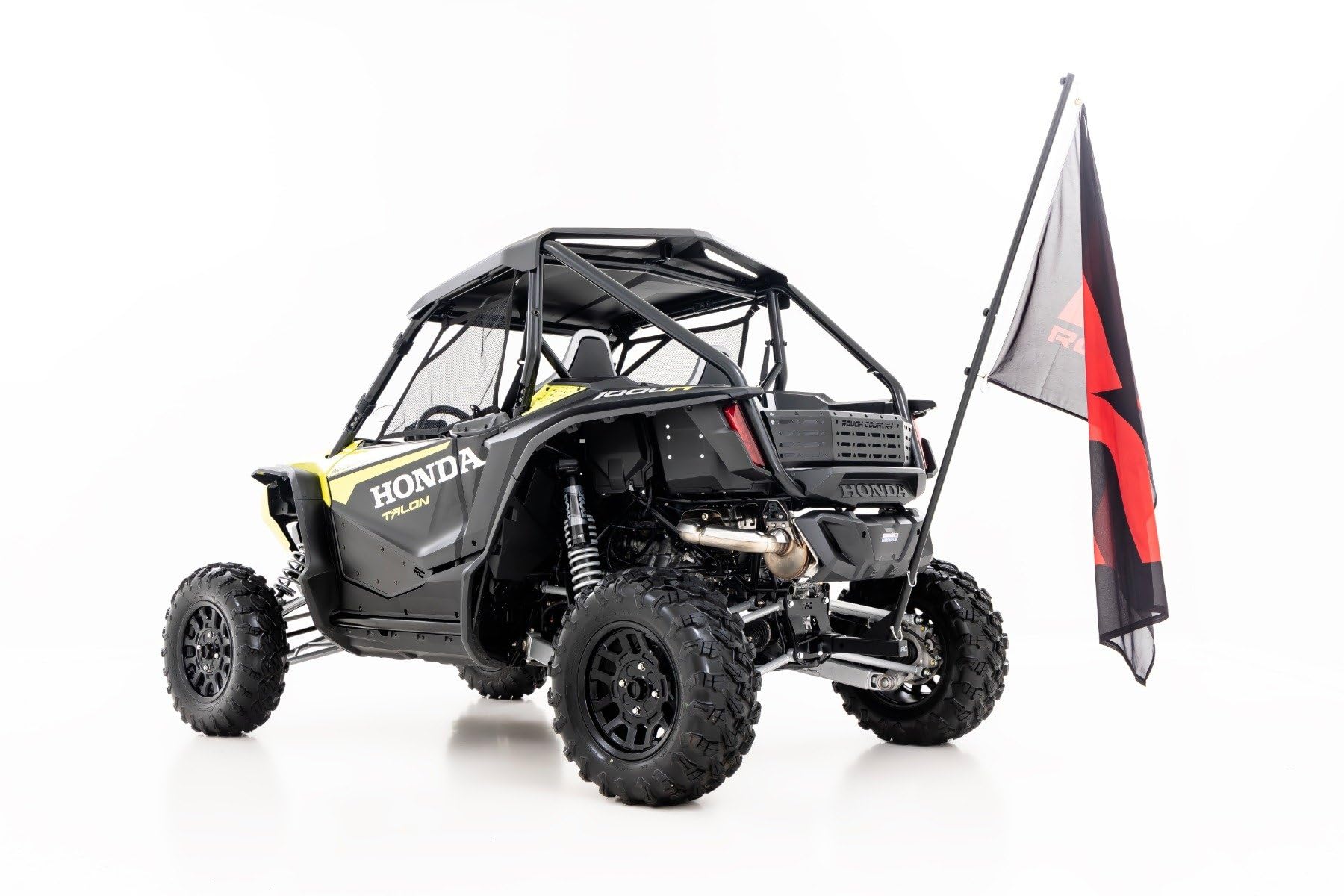 Receiver Hitch Flag Pole Holder Rough Country for UTVs - Fits 2" & 2.5" Hitch, Heavy-Duty Steel, Bolt-On Design (Flag Not Included)