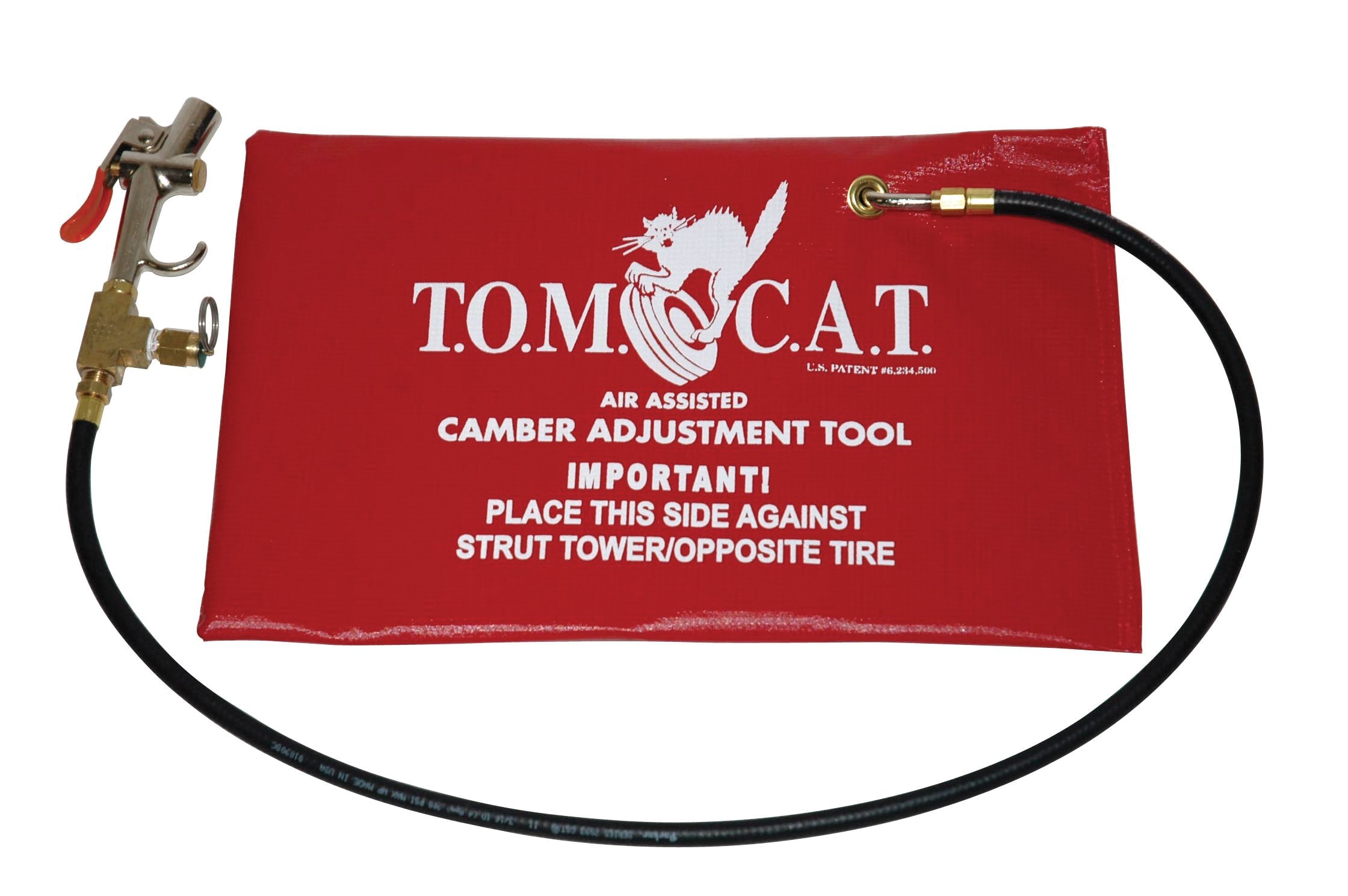 T.O.M.C.A.T. Air-Assisted Camber Adjustment Tool JohnDow Industries TC-614 – Easy One-Man Operation, Precise Alignment with Macpherson Style Struts, Durable and Lightweight Design