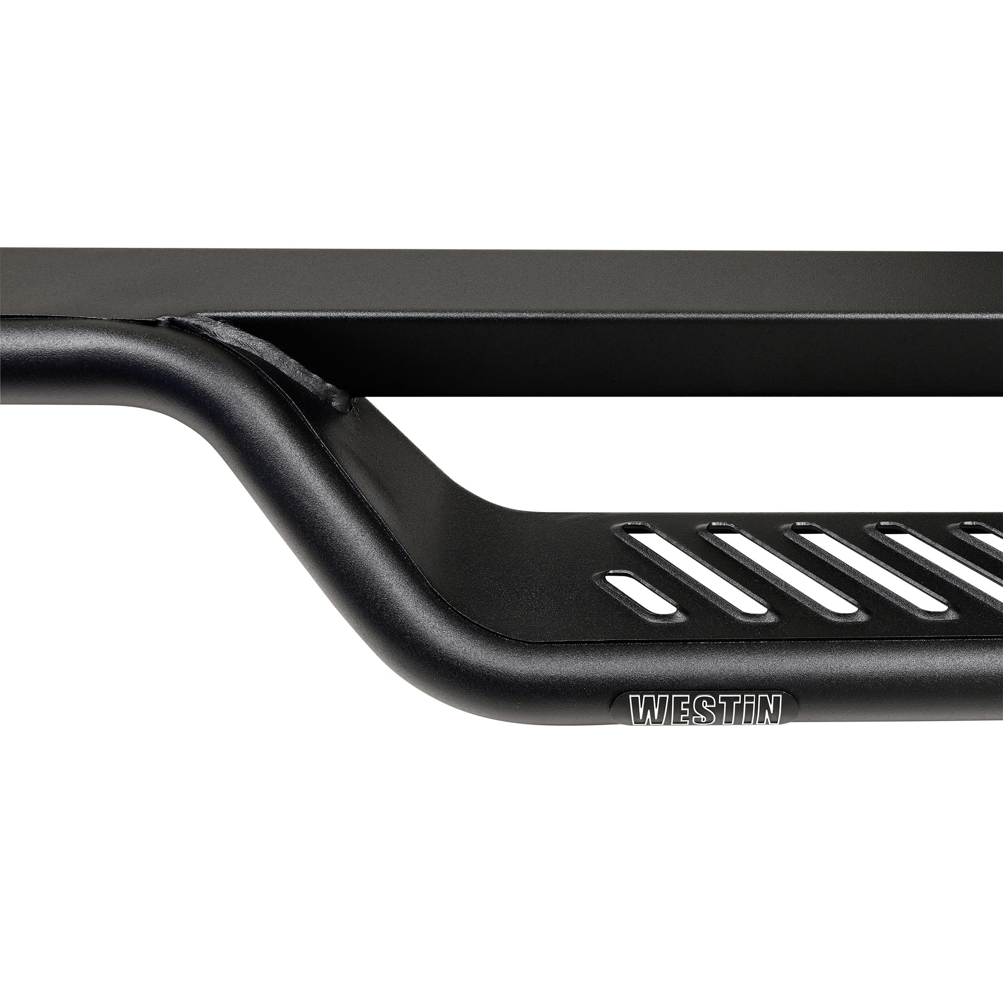 Westin Outlaw Step Boards, 4 in Drop, Steel, Black Textured Powder Coat, Crew Cab, Compatible with Ford Fullsize Truck 2015-25, Pair
