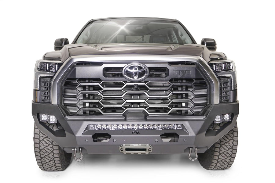 Fab Fours Matrix Front Bumper TT22-X5451-1 fits 22-23 Toyota Tundra - 2 Stage Black Powder Coated - No Guard