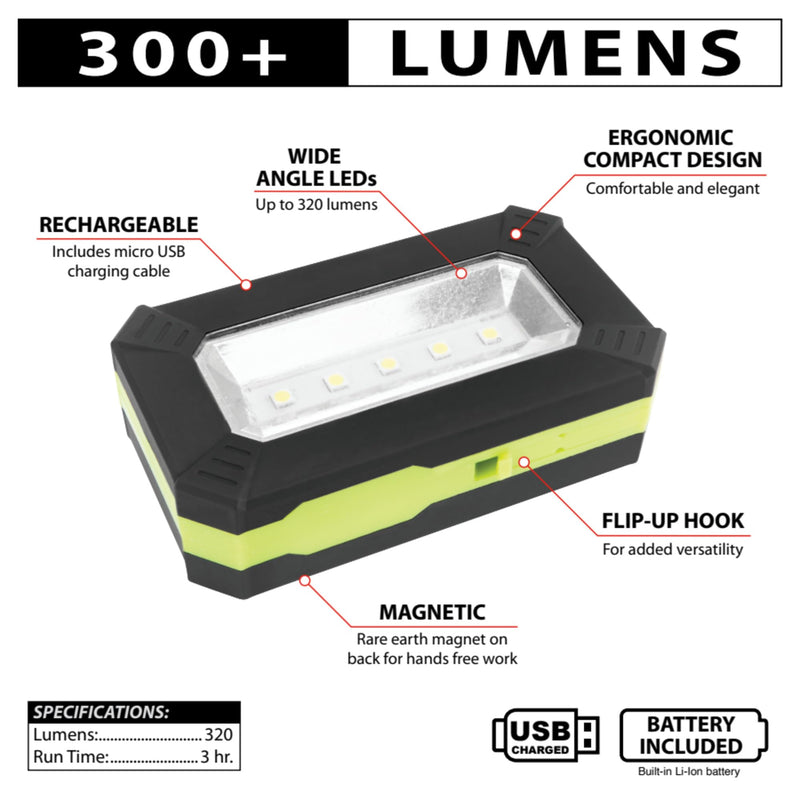 W2675 Performance Tool 300lm LED Work Light