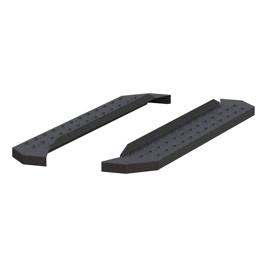 C2853 ARIES RidgeStep 6-1/2" x 53" Black Steel Running Boards (No Brackets)