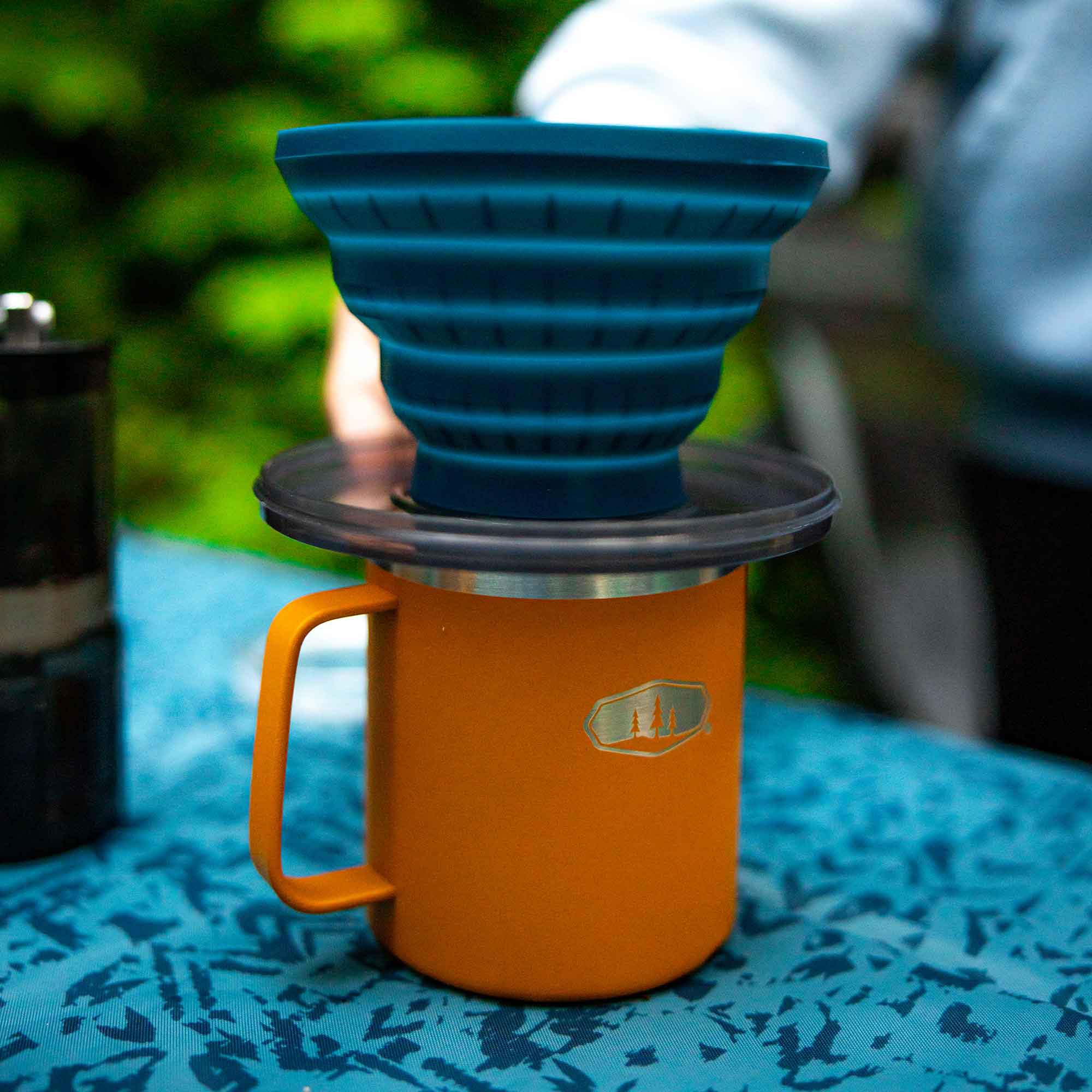GSI Outdoors Java Drip I Pour-Over Travel Drip Coffee Maker, Collapsible Cone Fits All Coffee Cups & Mugs for Caravan, RV, Camping & Backpacking