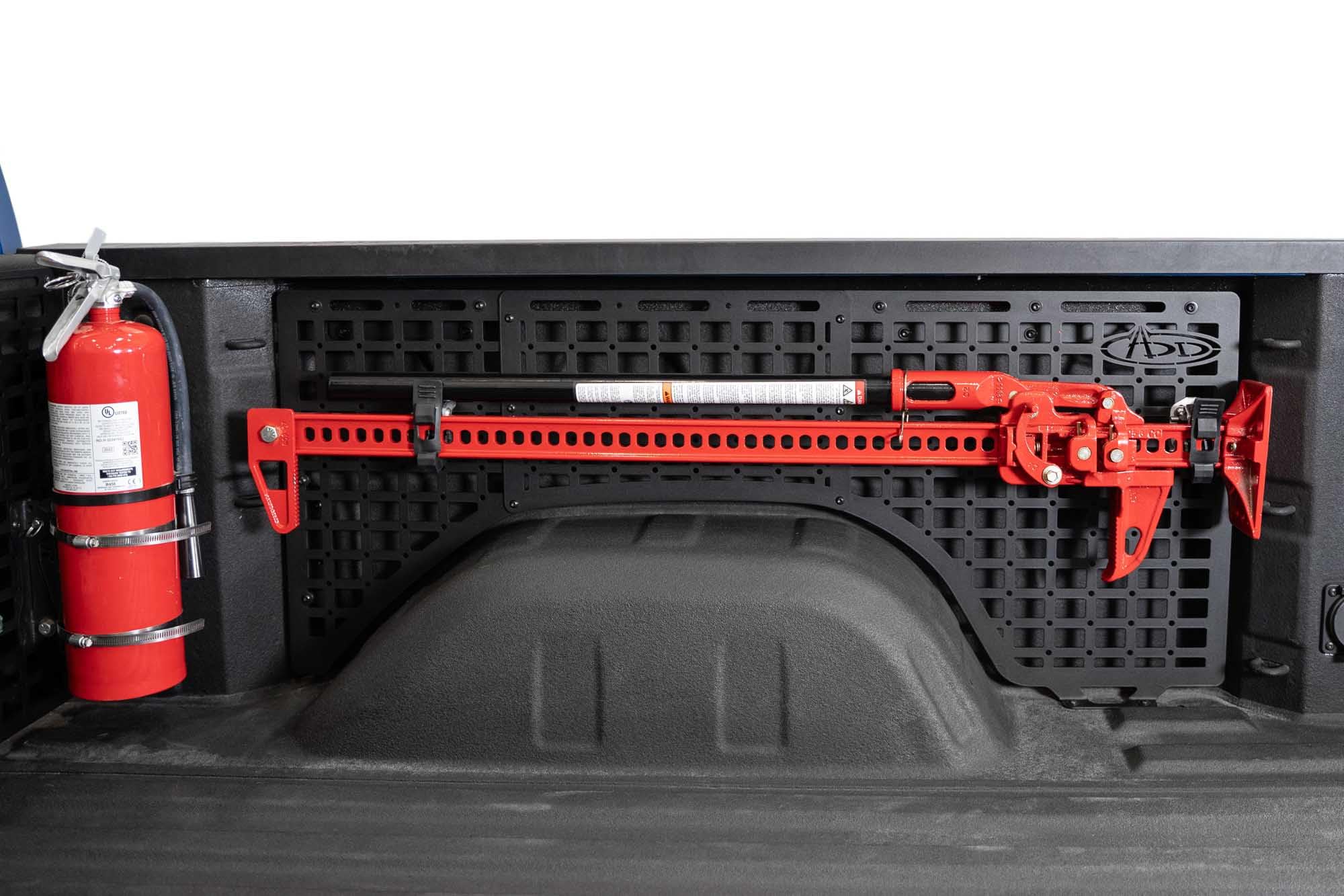 Molle Panels Bed Side for the 2019-2024 Chevy Silverado 1500/GMC Sierra 1500 | Molle Pattern Offers Diverse Mounting Solutions | Made in The USA | Addictive Desert Designs (Passenger Side Full Kit)