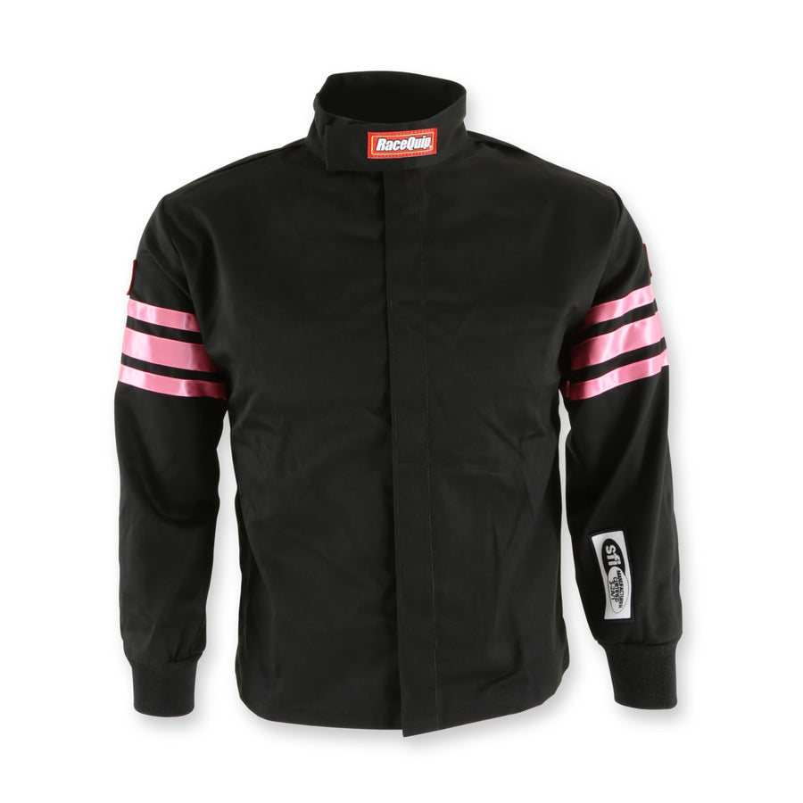 Pro-1 RaceQuip Driving Jacket - SFI 3.2A/1 - Pink Trim - Youth Medium 1960893RQP