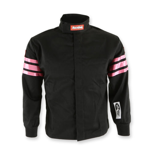 Pro-1 RaceQuip Driving Jacket - SFI 3.2A/1 - Pink Trim - Youth Medium 1960893RQP