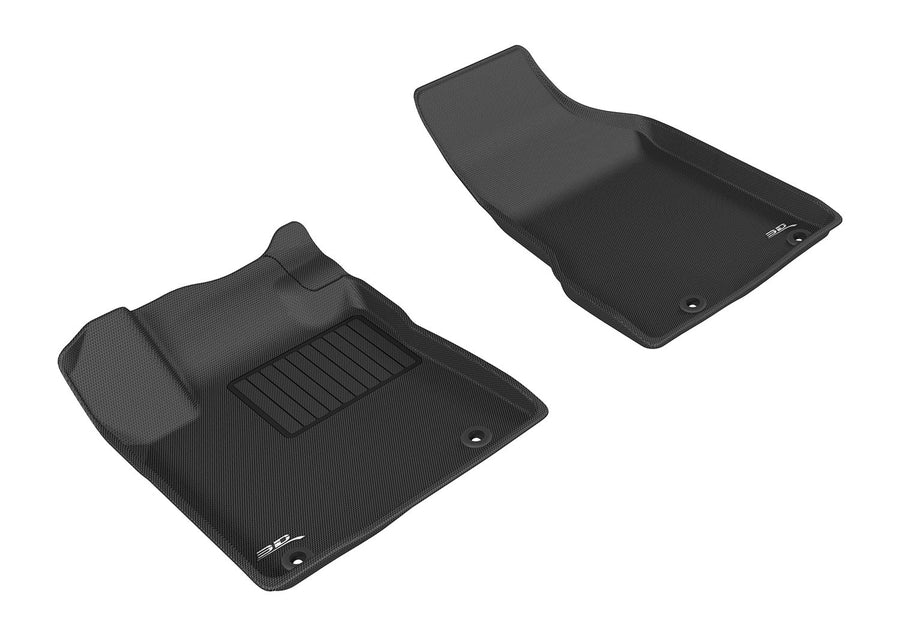 3D MAXpider Kagu Custom Fit Floor Mat (Black) Compatible with Nissan Murano 2015-2023 - Front Row