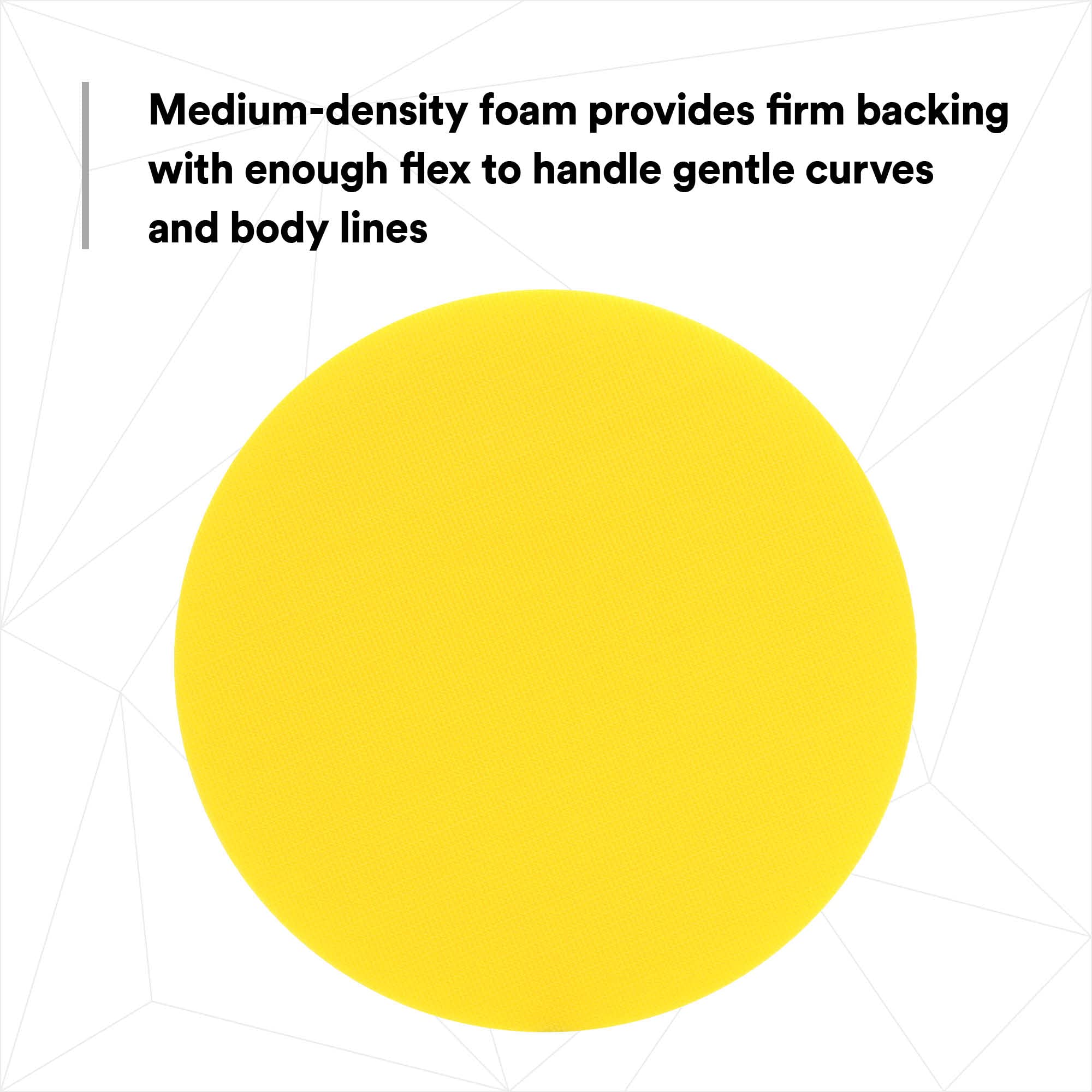 3M Hookit Disc Pad, 8 in, Medium Density Foam, 05779, Abrasive Disc Pad for Paint Stripping, Primer Sanding, Polishing or Grinding
