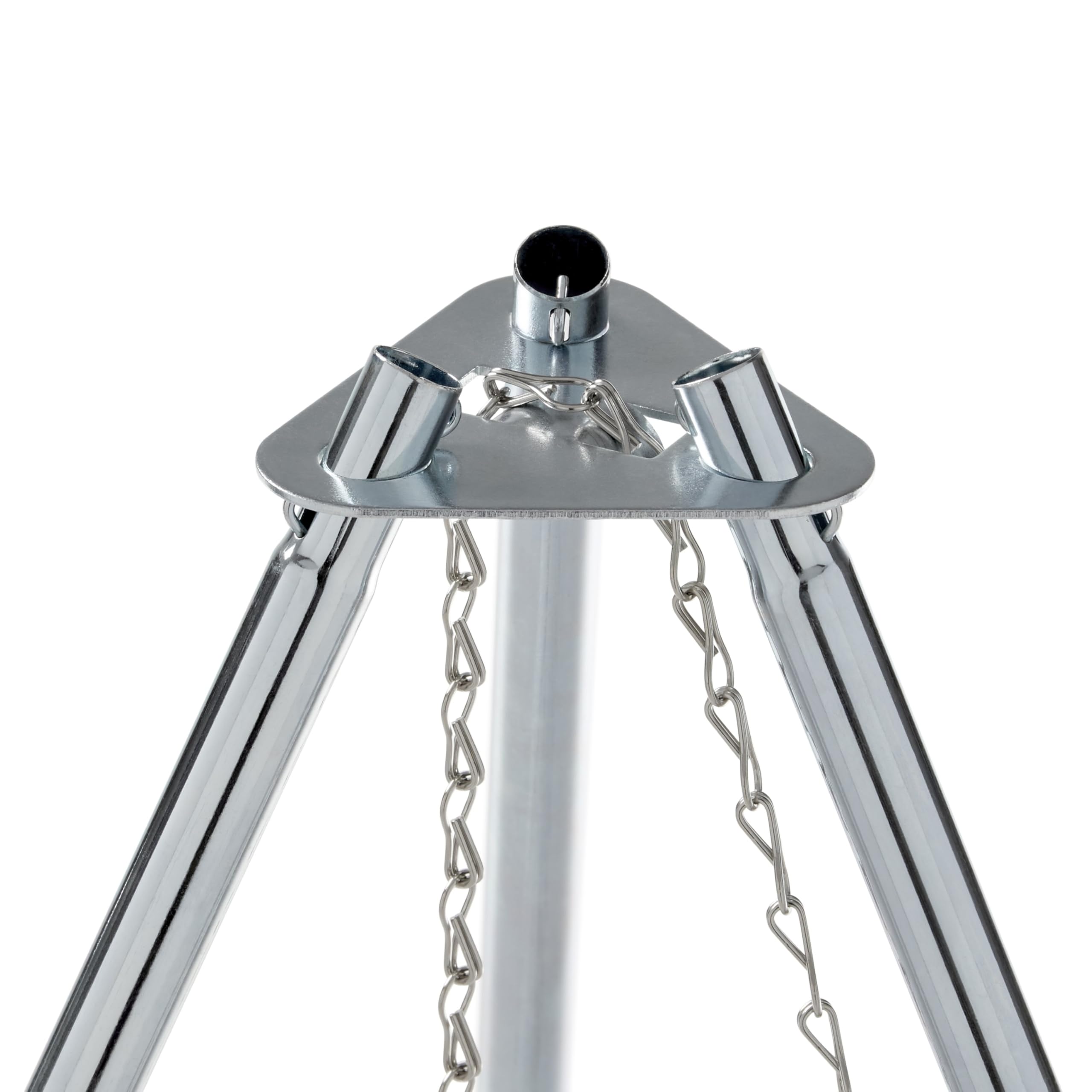 Coleman Campfire Tripod Grill & Lantern Hanger, Grill Grate with Adjustable Height for Cooking Over Fire, Steel Firepit Cooking Rack