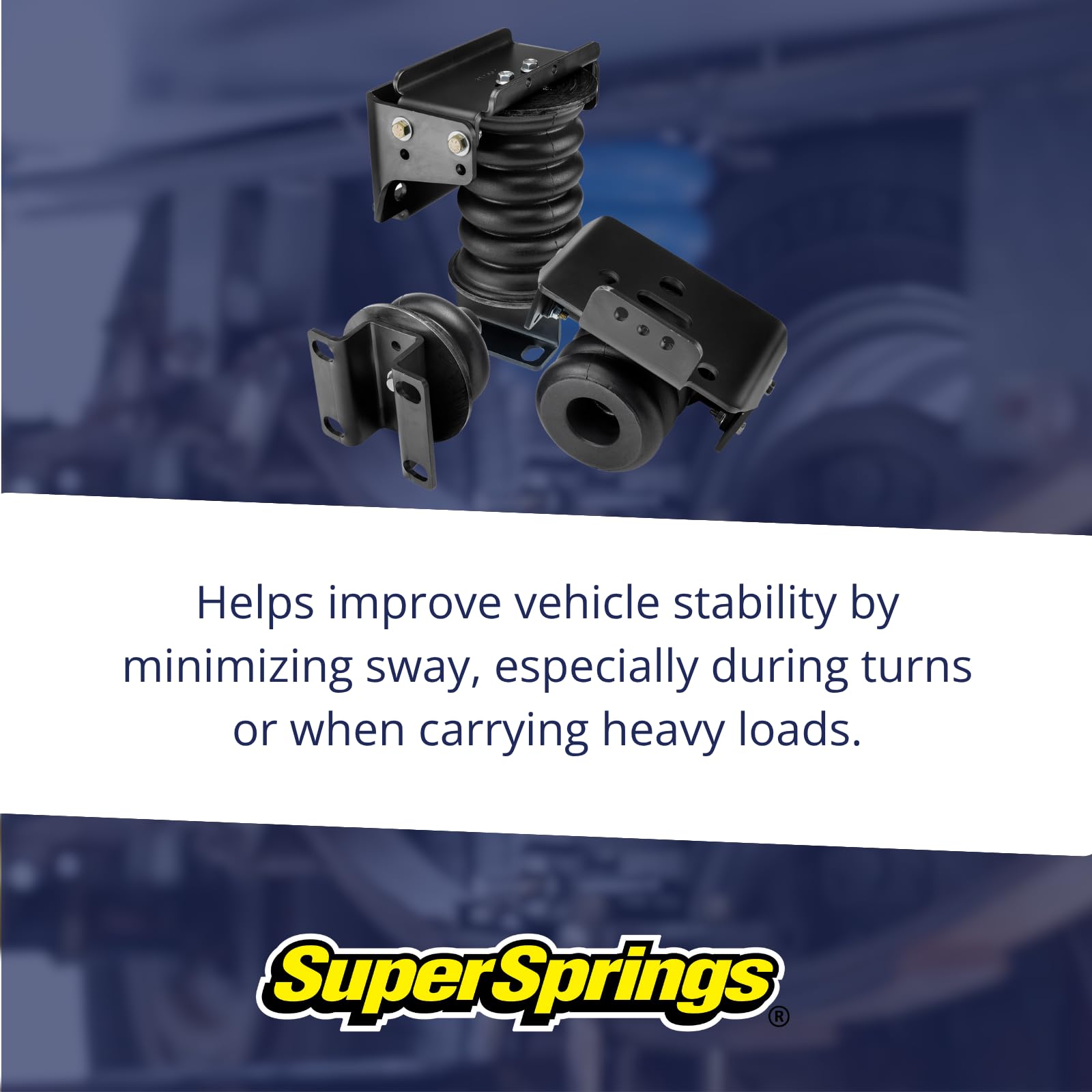 SumoSprings Rear for Ford F-250|F-350, Black | SuperSprings SSR-101-47-2