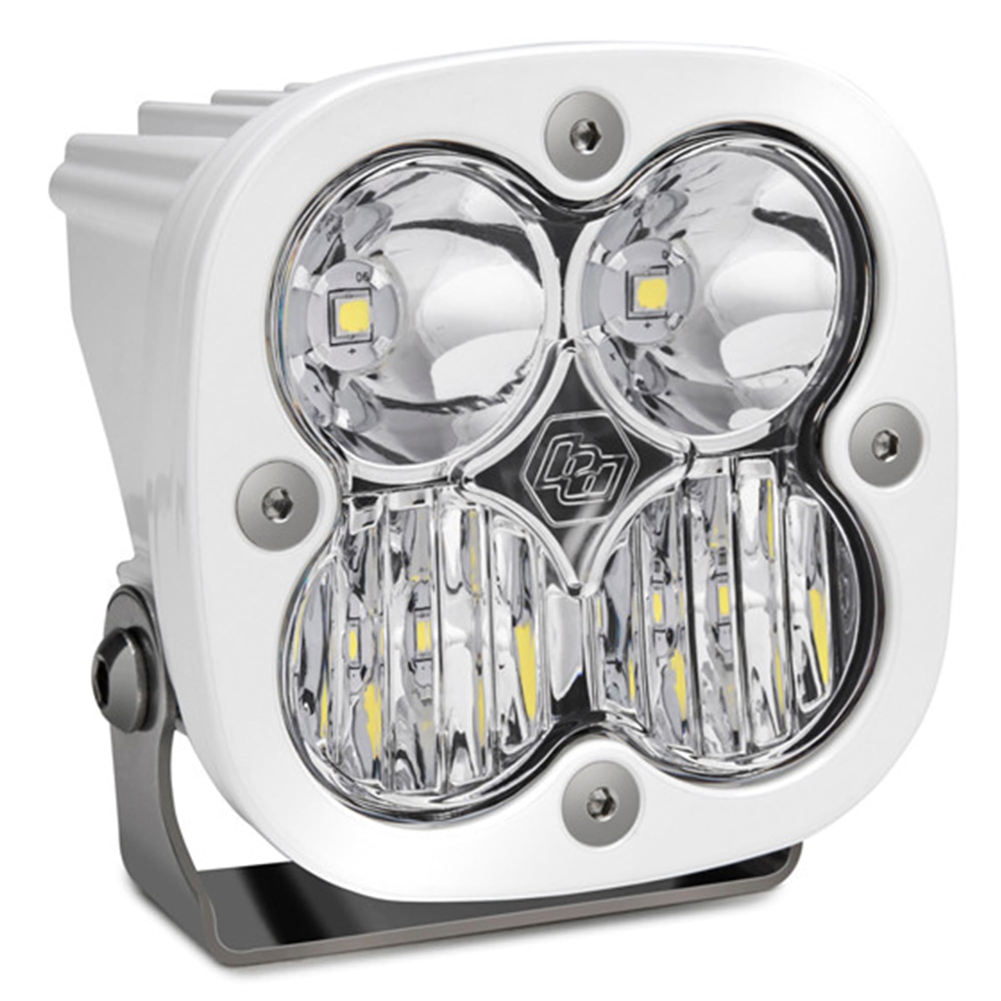 Baja Designs Pro Squadron White LED Auxiliary Light Pod - Marine Grade (Driving/Combo; Clear)