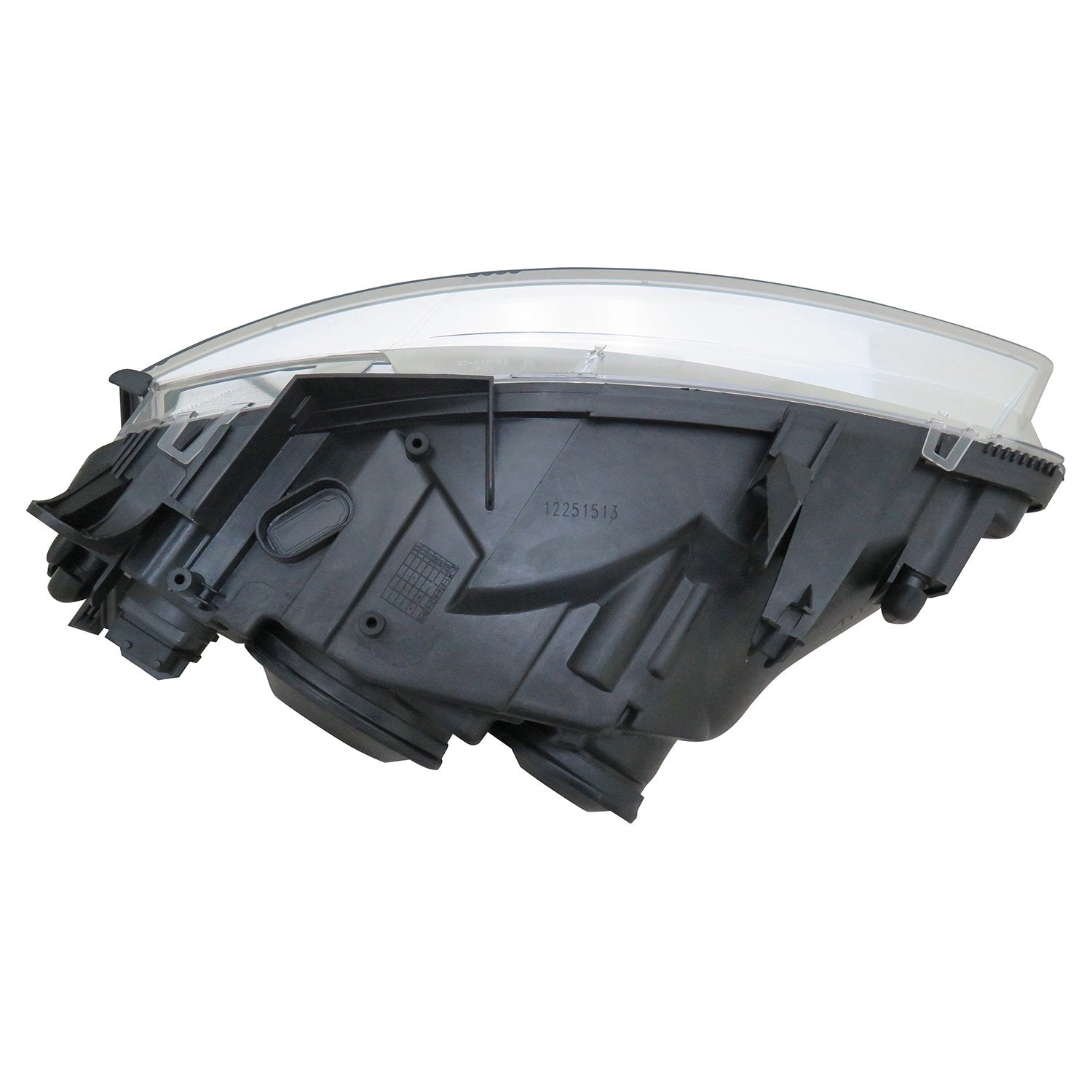 Right TYC Headlight Assembly Compatible with 2003-2007 Saab 9-3