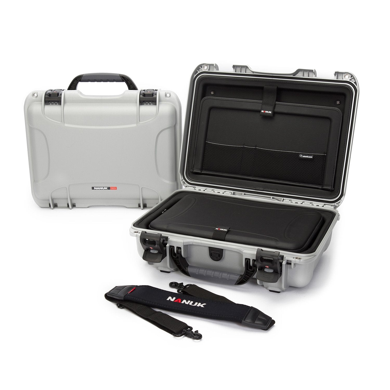 Hard Camera Case Nanuk 923 with Laptop Insert Kit, Silver (923-LK05)