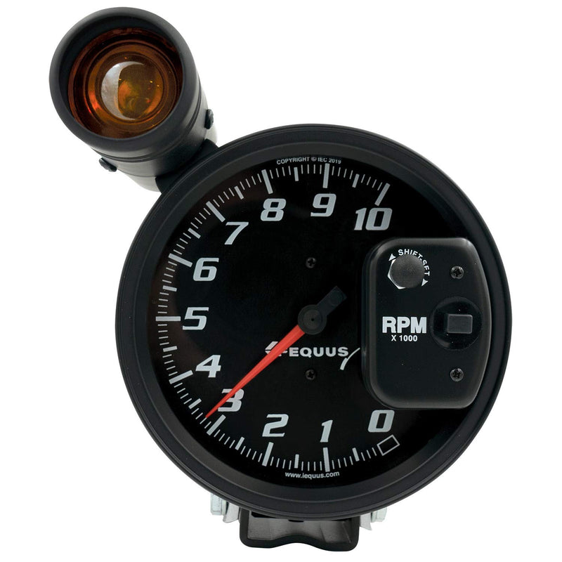 5" EQUUS E6080 Tachometer Black Dial & Shift Light 10K RPM