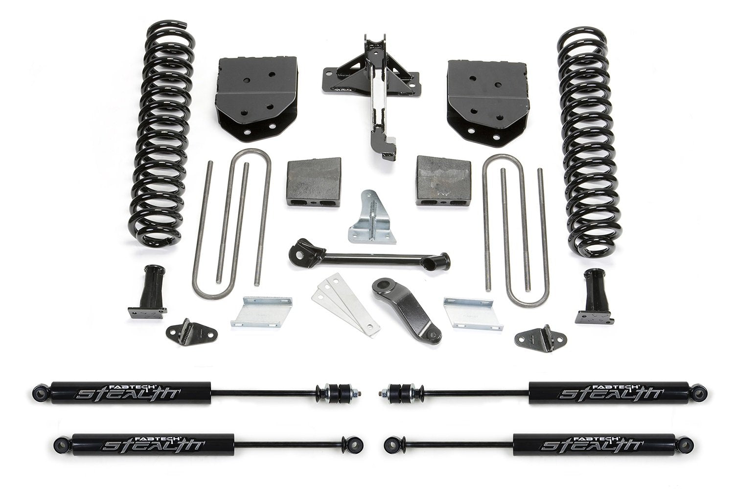 Fabtech K2130M Lift System Basic w/Shocks w/Stealth Monotube Shocks 6 in. Lift Basic