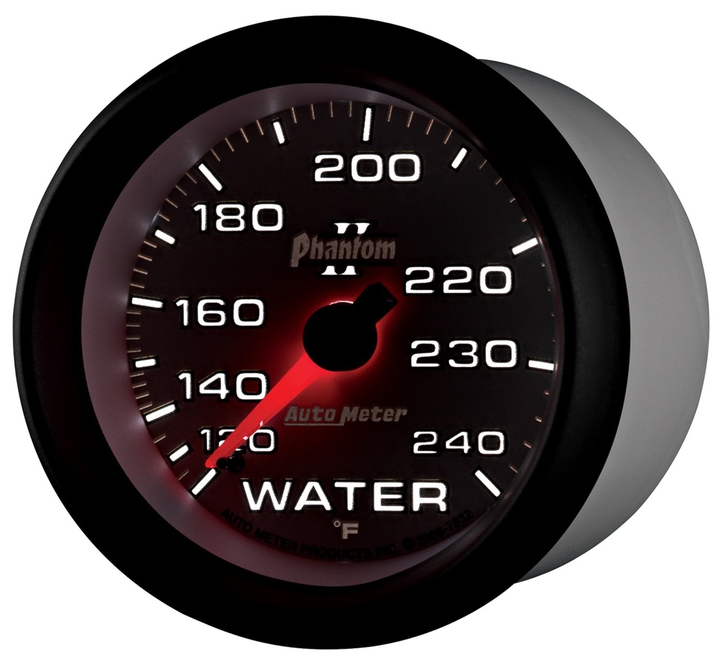 Auto Meter Phantom II 7832 2-5/8" 120-240 F Mechanical Water Temperature Gauge