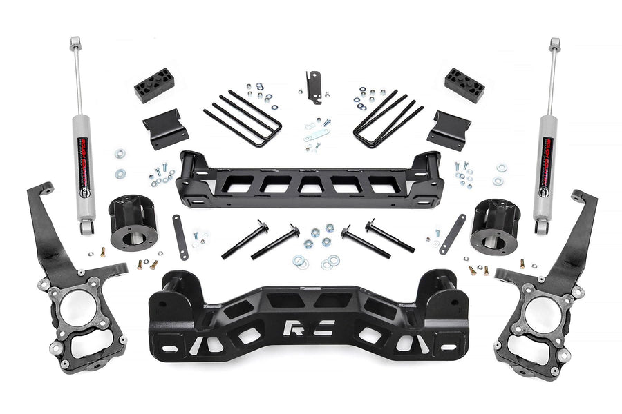 4" Suspension Lift Kit Rough Country for 2009-2014 Ford F-150 2WD - 57230