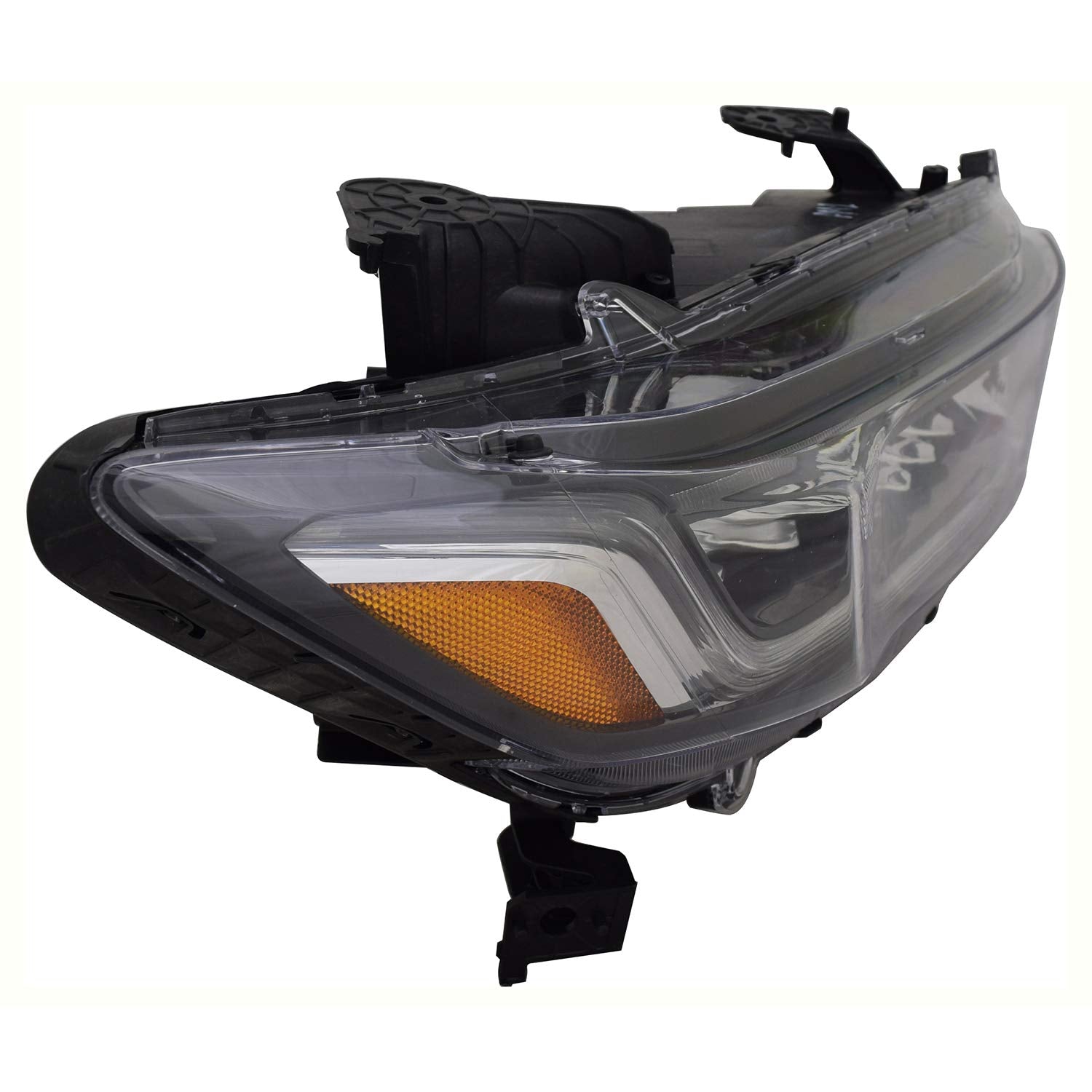 Right TYC Headlight Assembly Compatible with 2018-2021 Honda Accord