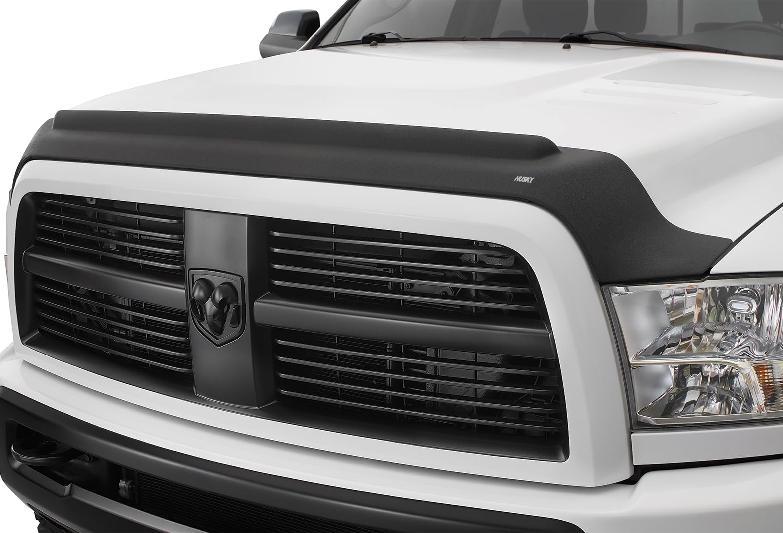 Aeroskin II Hood Protector Husky Liners | Fits 2009-2024 Dodge Ram 1500 (2019-2024 Classic Body Only) (No Sport/Rebel Model) | Low Profile Deflector/Bug Shield - 1 pc., Textured Black | 2830004
