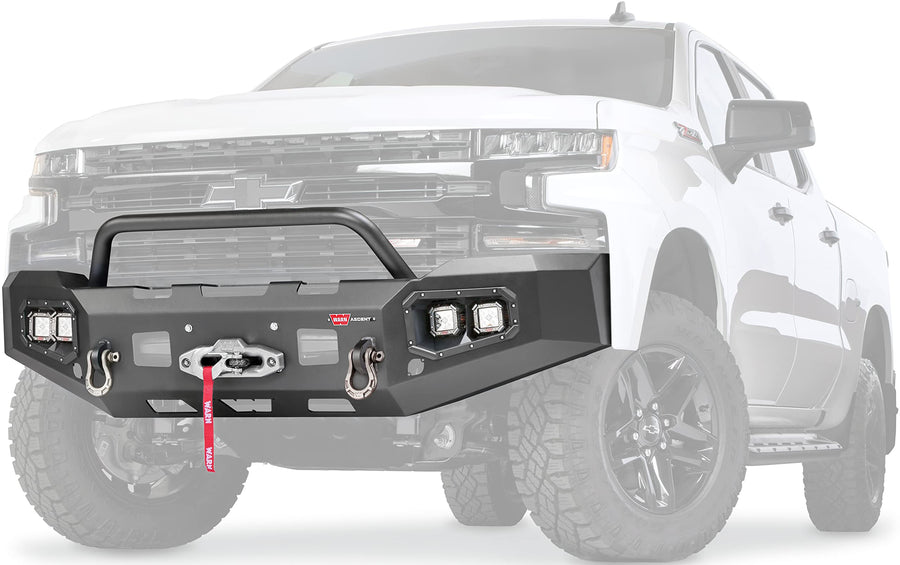 Baja Grille Guard WARN 104825 Tube for Ascent Front Bumpers, Fits: Ford F150, Dodge Ram 1500/2500/3500 (New and Old Style), Chevy Silverado 1500/2500/3500, GMC Sierra 2500/3500