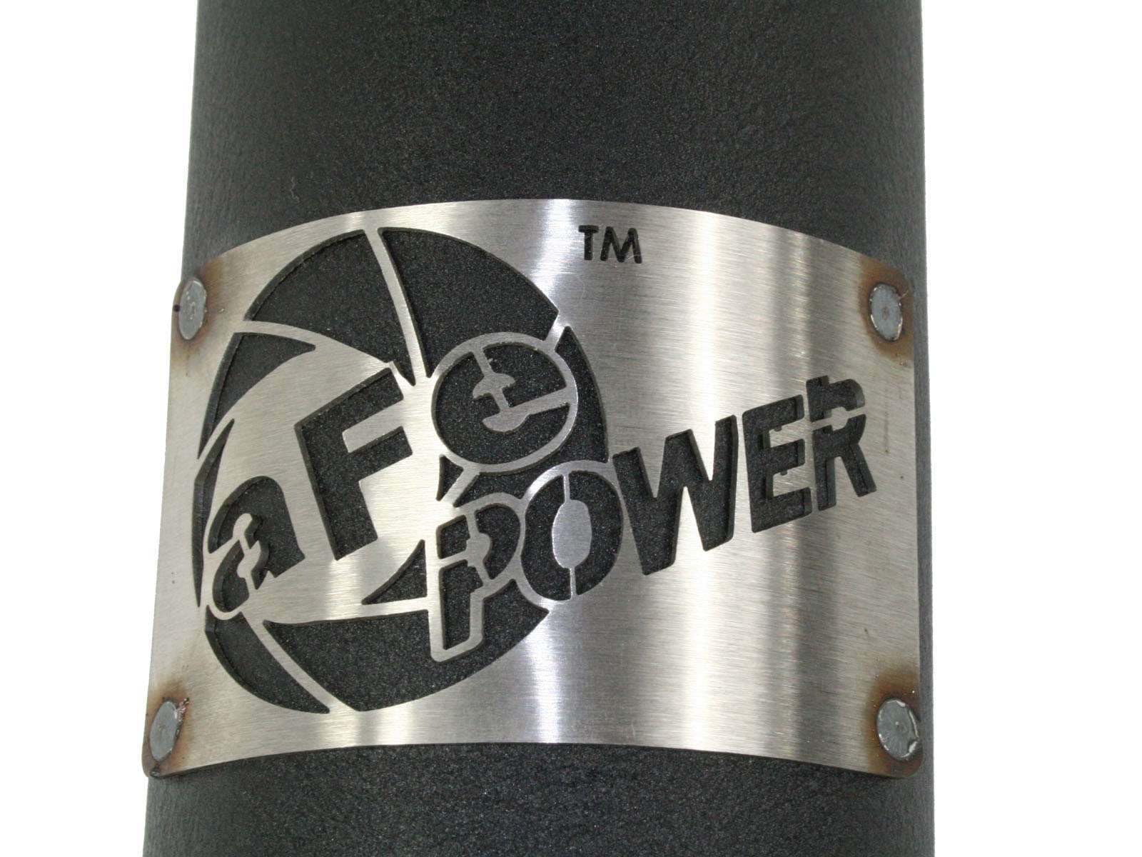 aFe POWER 3-1/2 IN BladeRunner Aluminum Cold Charge Pipe Black - #46-20039