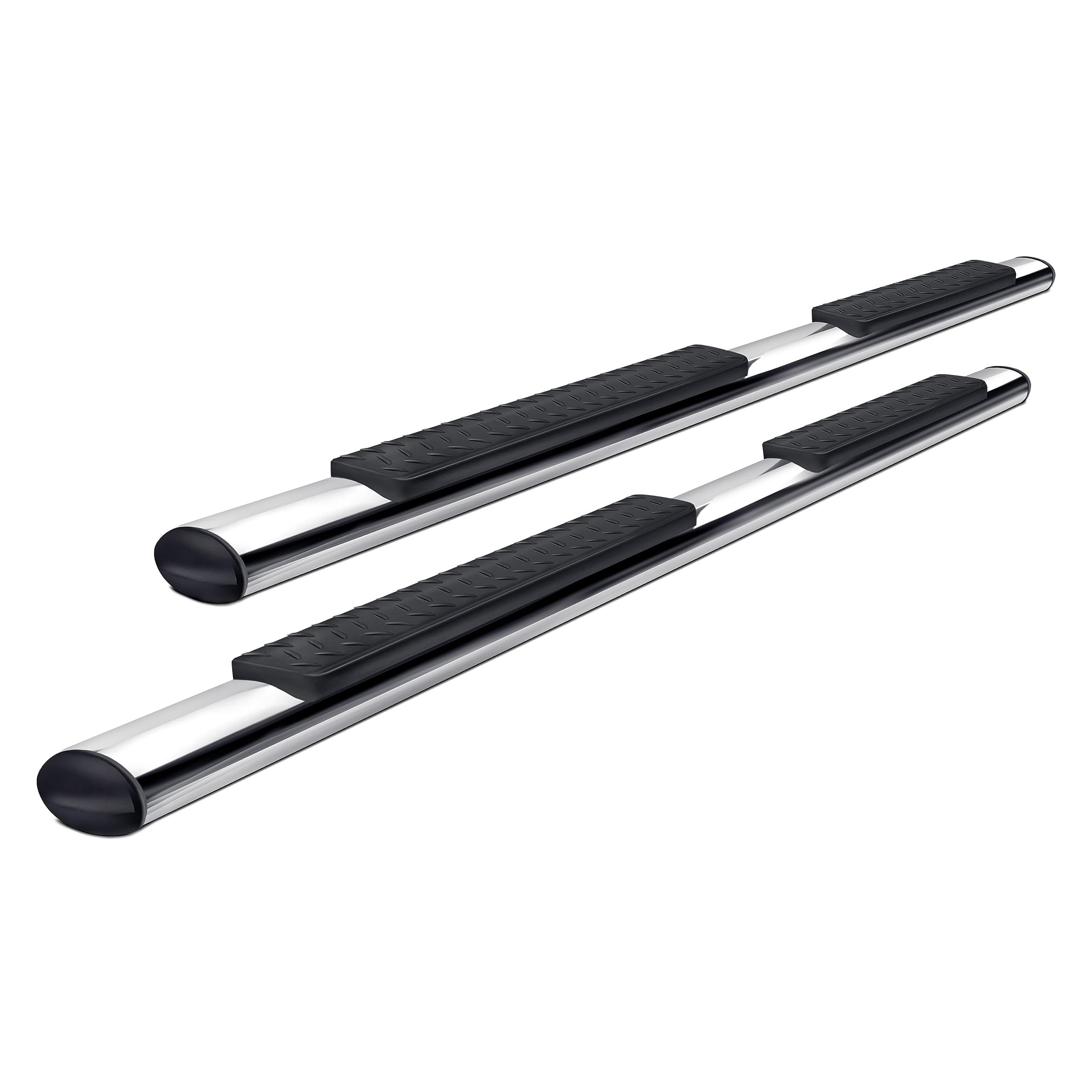 OEM Replica Black Horse Side Steps Stainless Steel Compatible with 2011-2025 Dodge Durango (Excl. GT and SRT Models)-9B070203SSOV