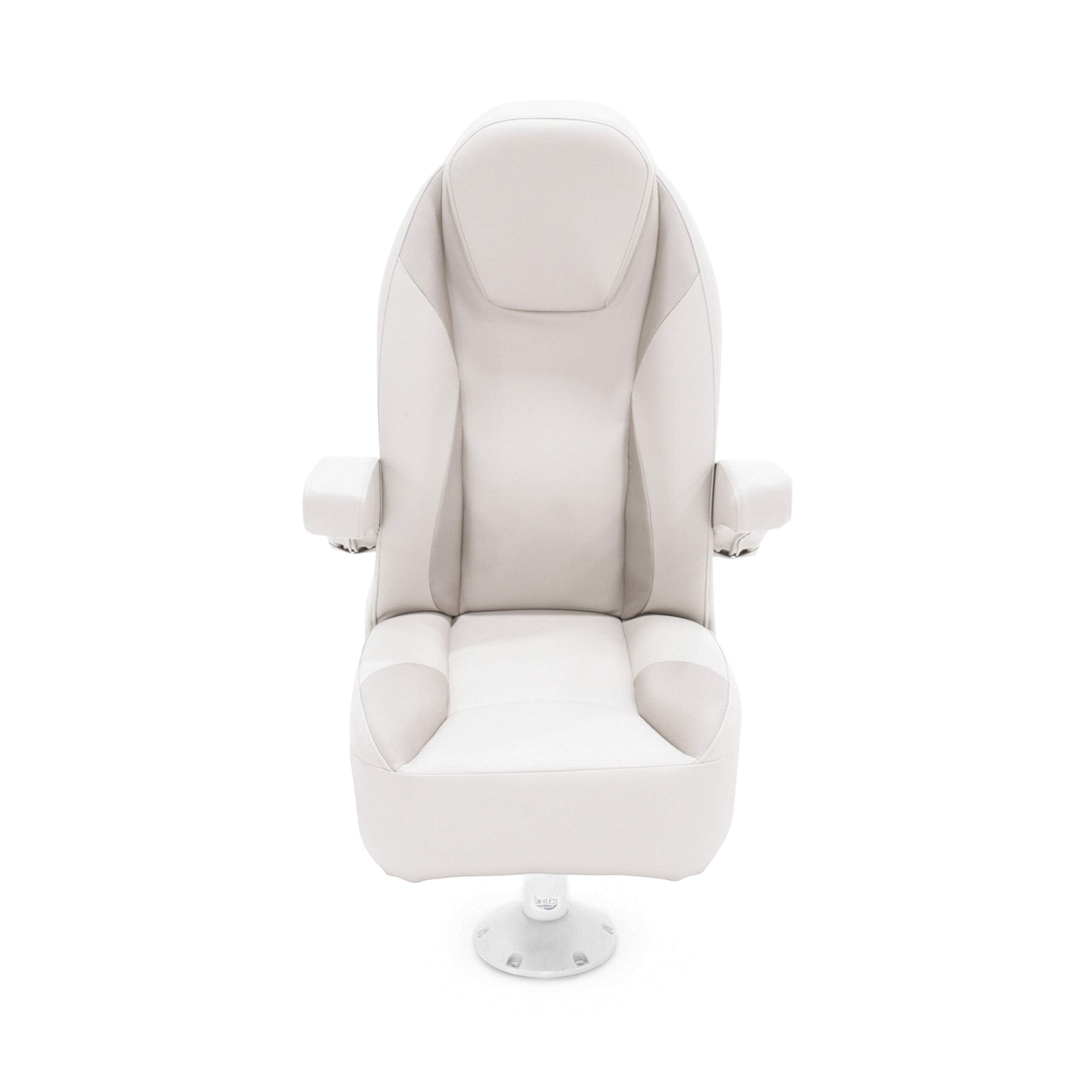 Taylormade LCI High Back Recliner Pontoon Helm Seat - Champagne
