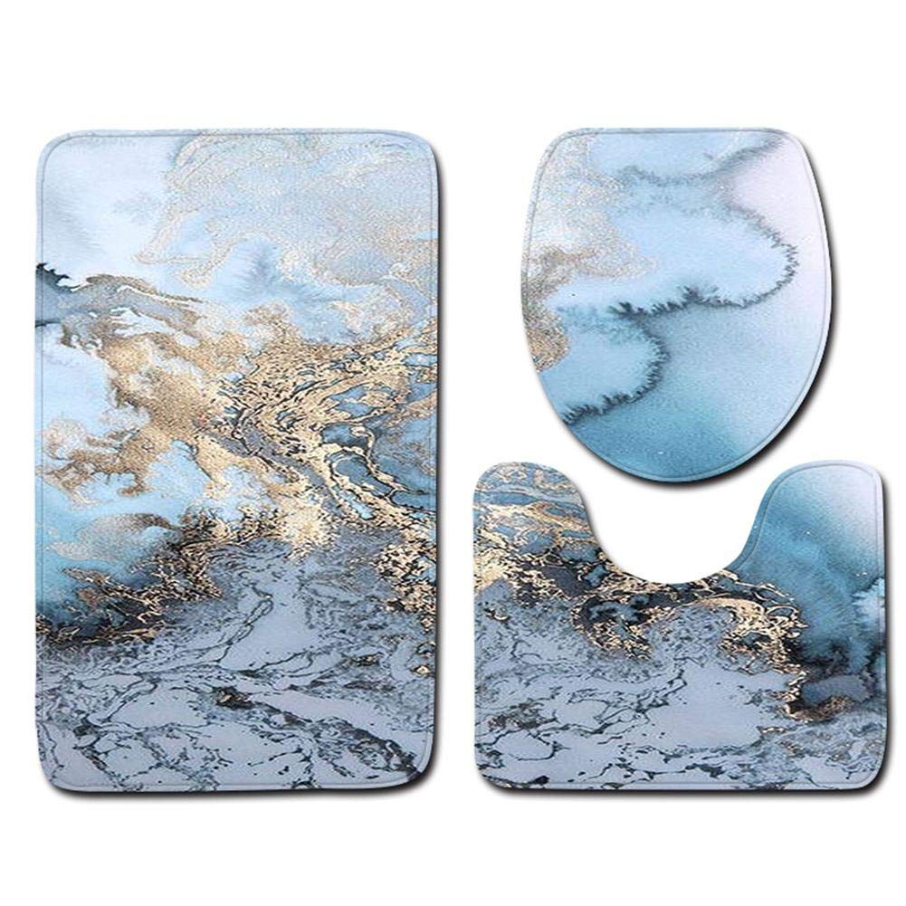 Bathroom Melling RUG Set 16.8L x 12.8W x 11.0H inches, M35M543