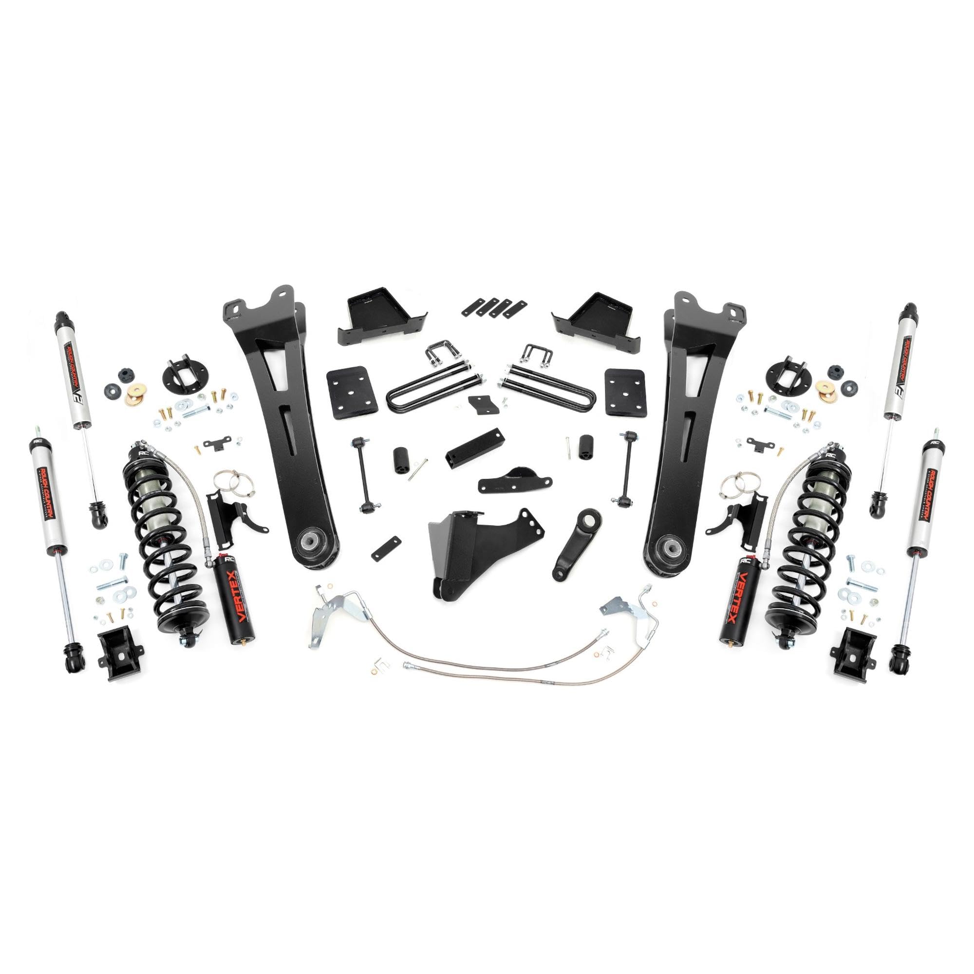 6" Rough Country Coilover Lift Kit for 08-10 Ford Super Duty| Radius Arm - 53958