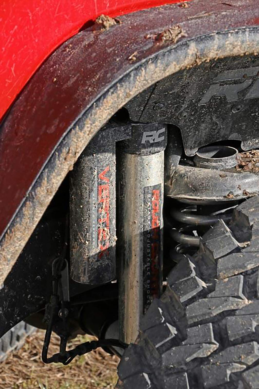 Rough Country Vertex Front Inner Fenders for 2007-2018 Jeep Wrangler JK - 1195V