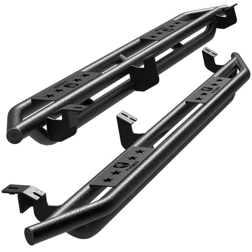 Tyger Auto Compatible Star Armor with 2005-2023 Toyota Tacoma | Double Cab | TG-AM2T20048 | Side Step Rails Nerf Bars Running Boards