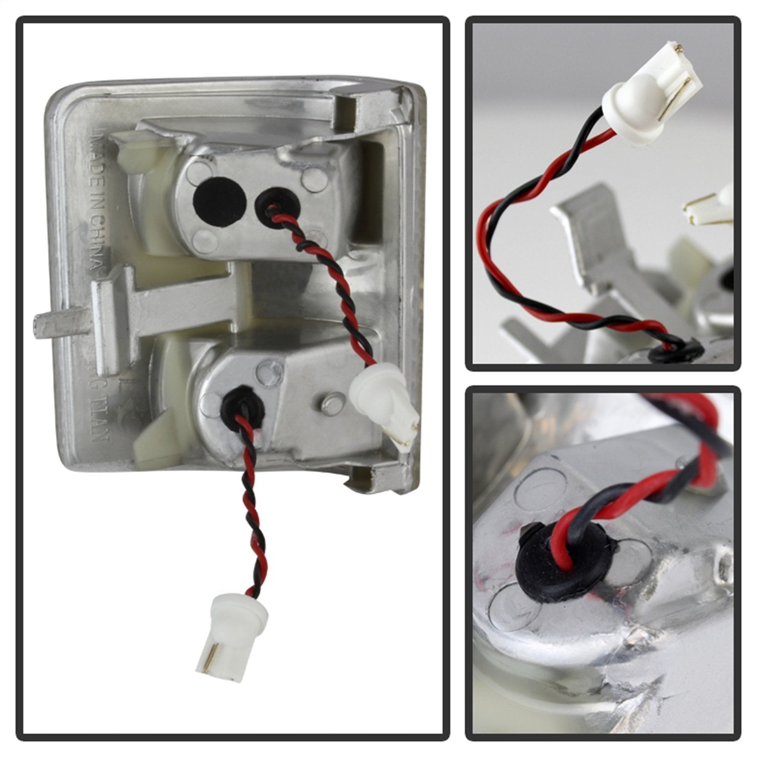 LED Mirror Signal Lens Spyder Xtune (ACC-LED-FDSD08-MR-SM)
