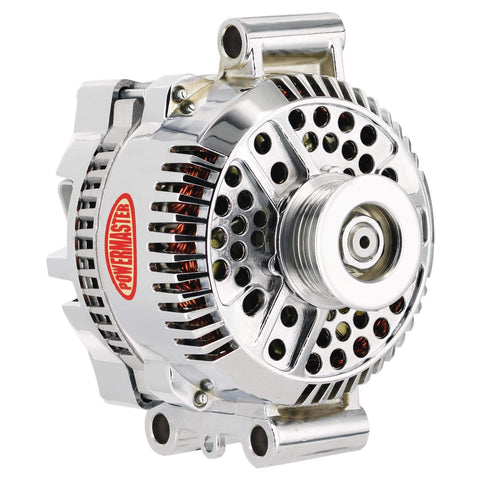 Chrome Powermaster 17768 Alternator (3G 140A 6 Groove Pulley Large Frame Transverse Mating)