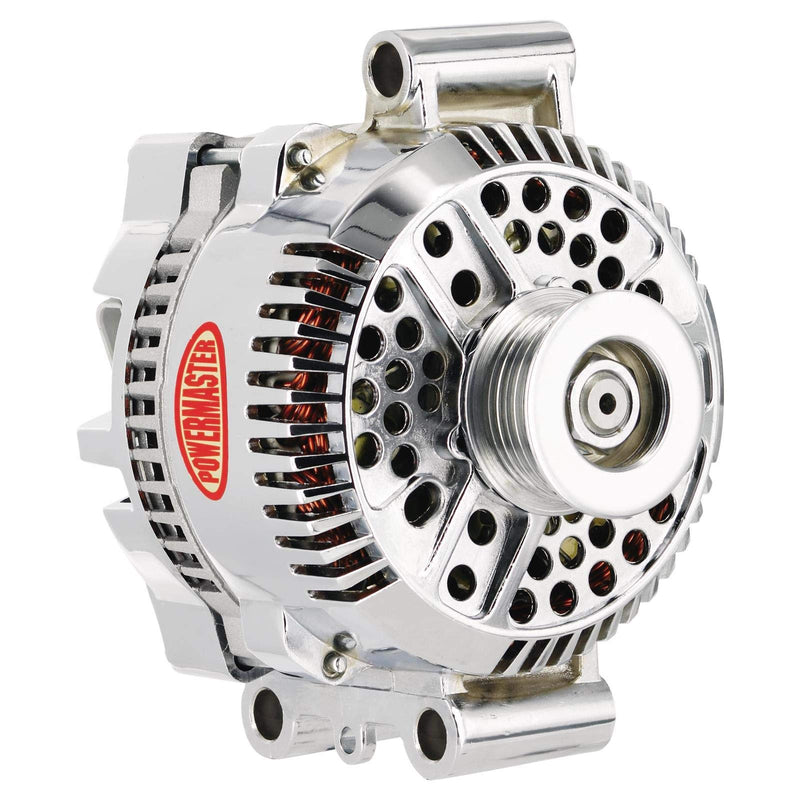 Chrome Powermaster 17768 Alternator (3G 140A 6 Groove Pulley Large Frame Transverse Mating)
